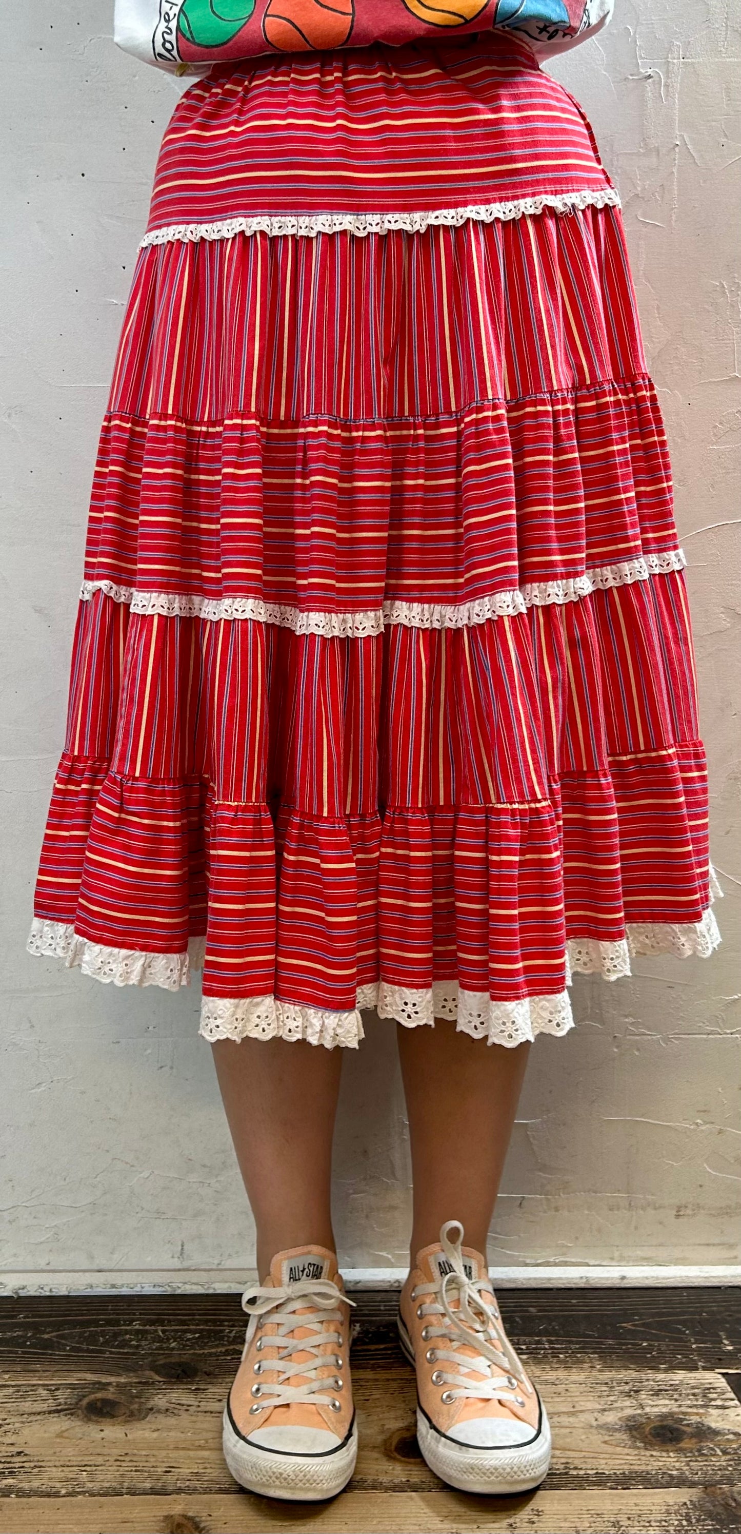 Vintage Tiered Skirt [G27922]