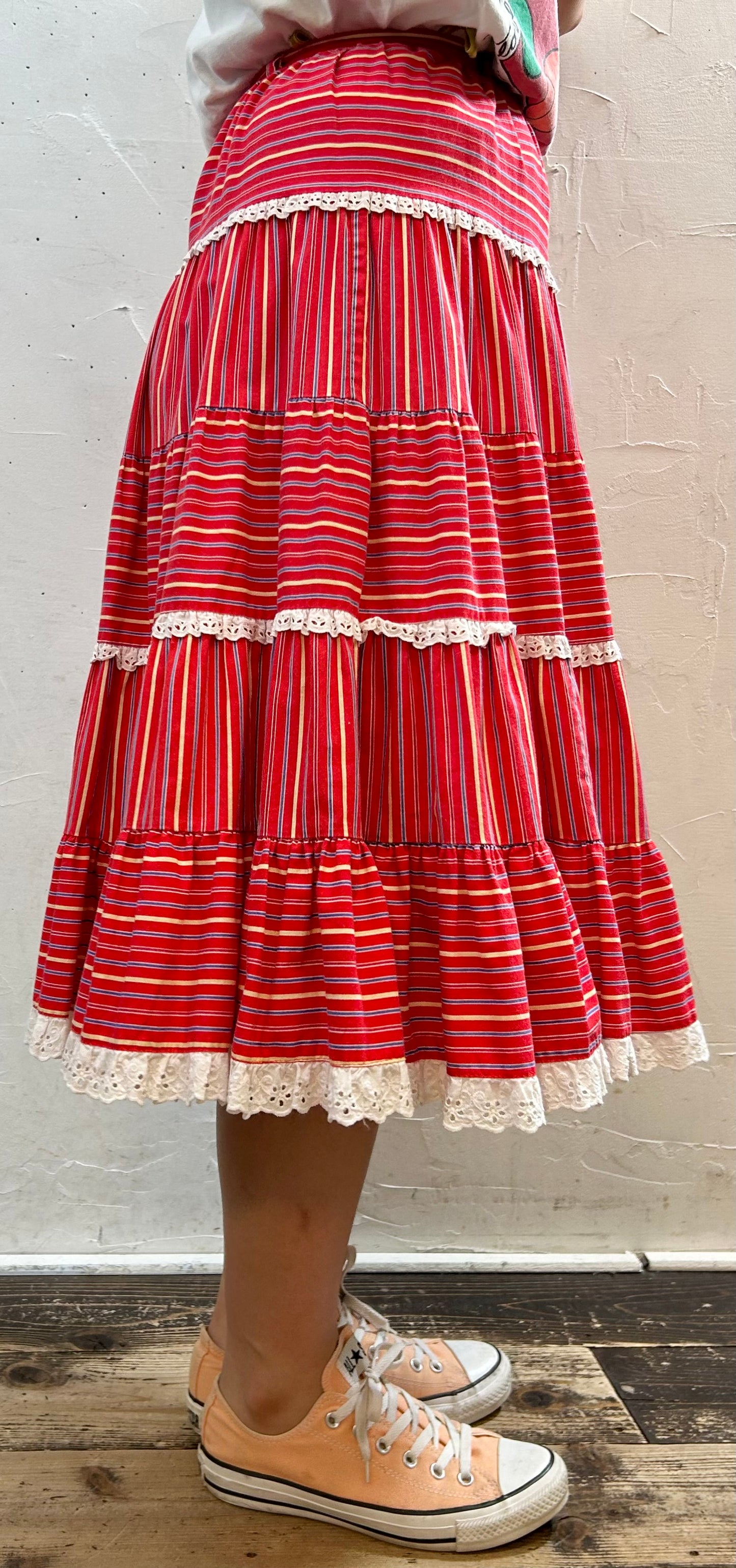 Vintage Tiered Skirt [G27922]