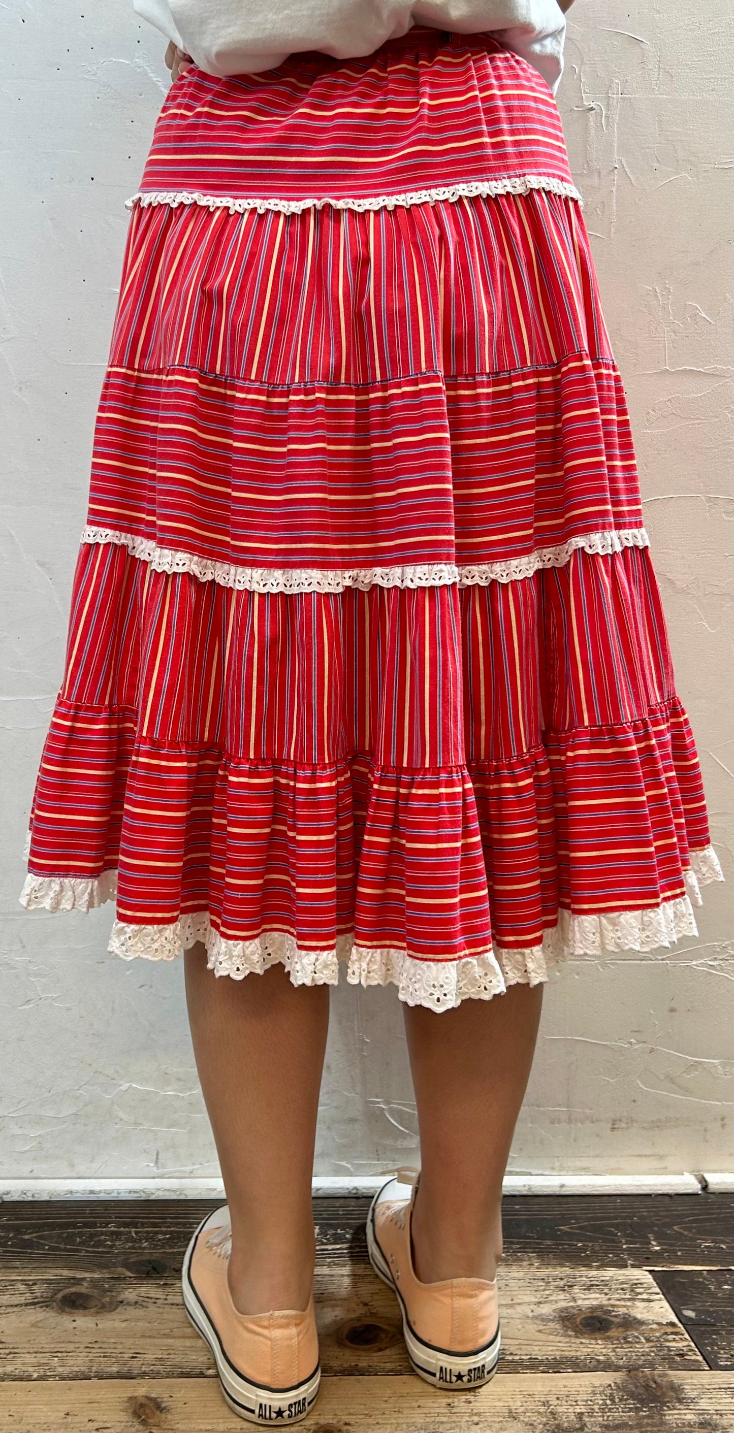 Vintage Tiered Skirt [G27922]