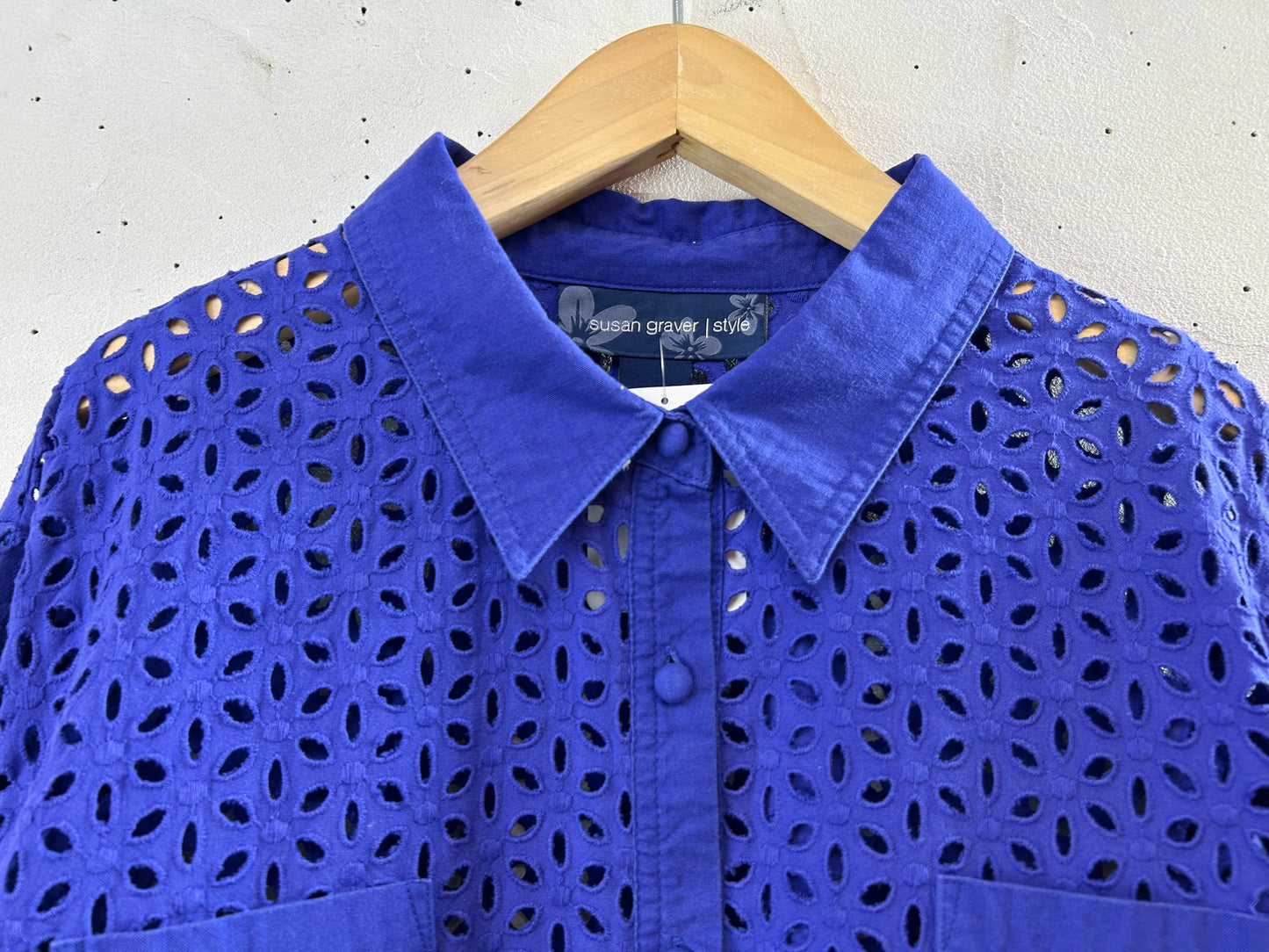 Vintage Eyelet Lace Shirt [F30444]
