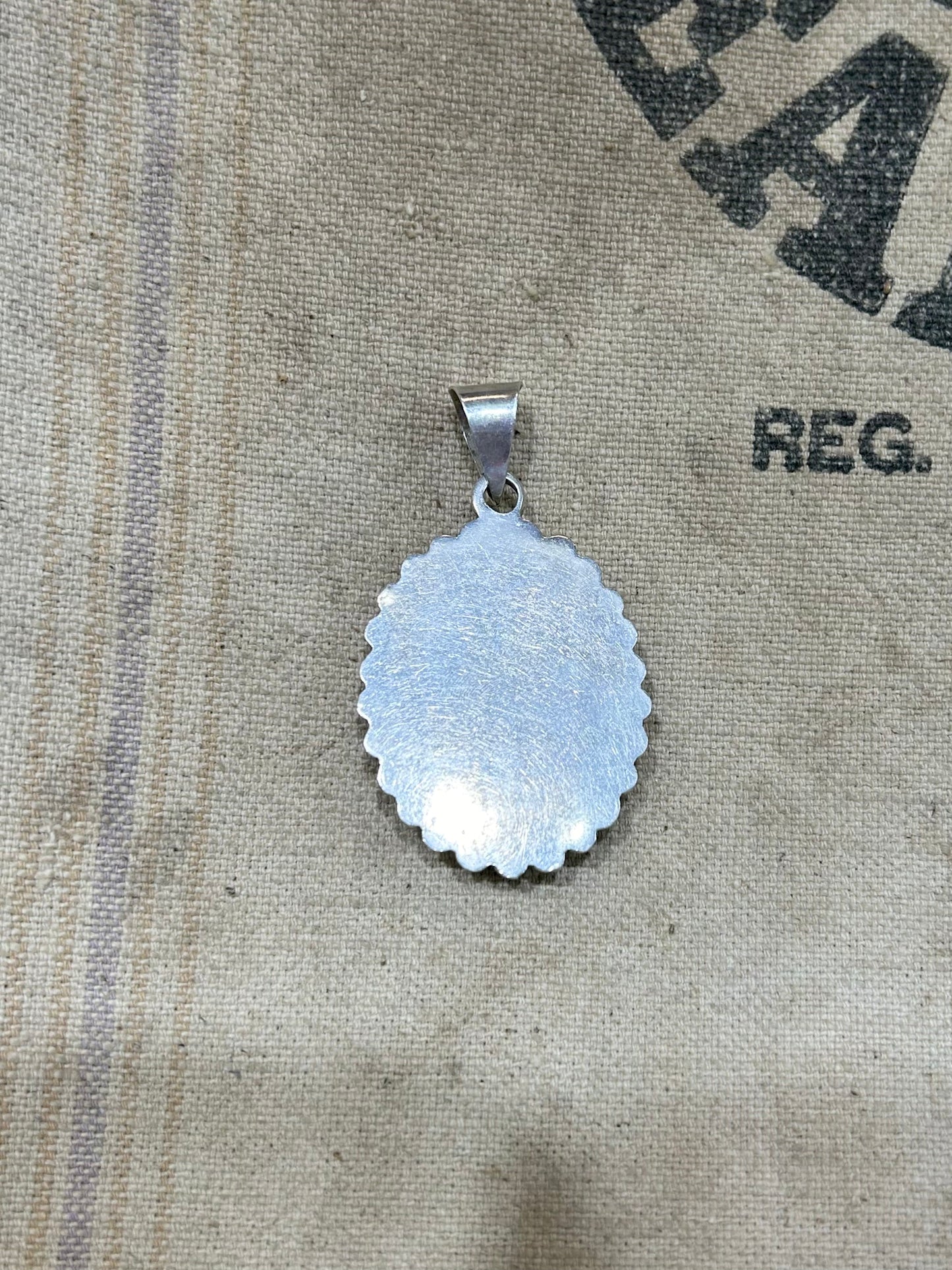 Vintage 925Silver Pendant Top [L25735]