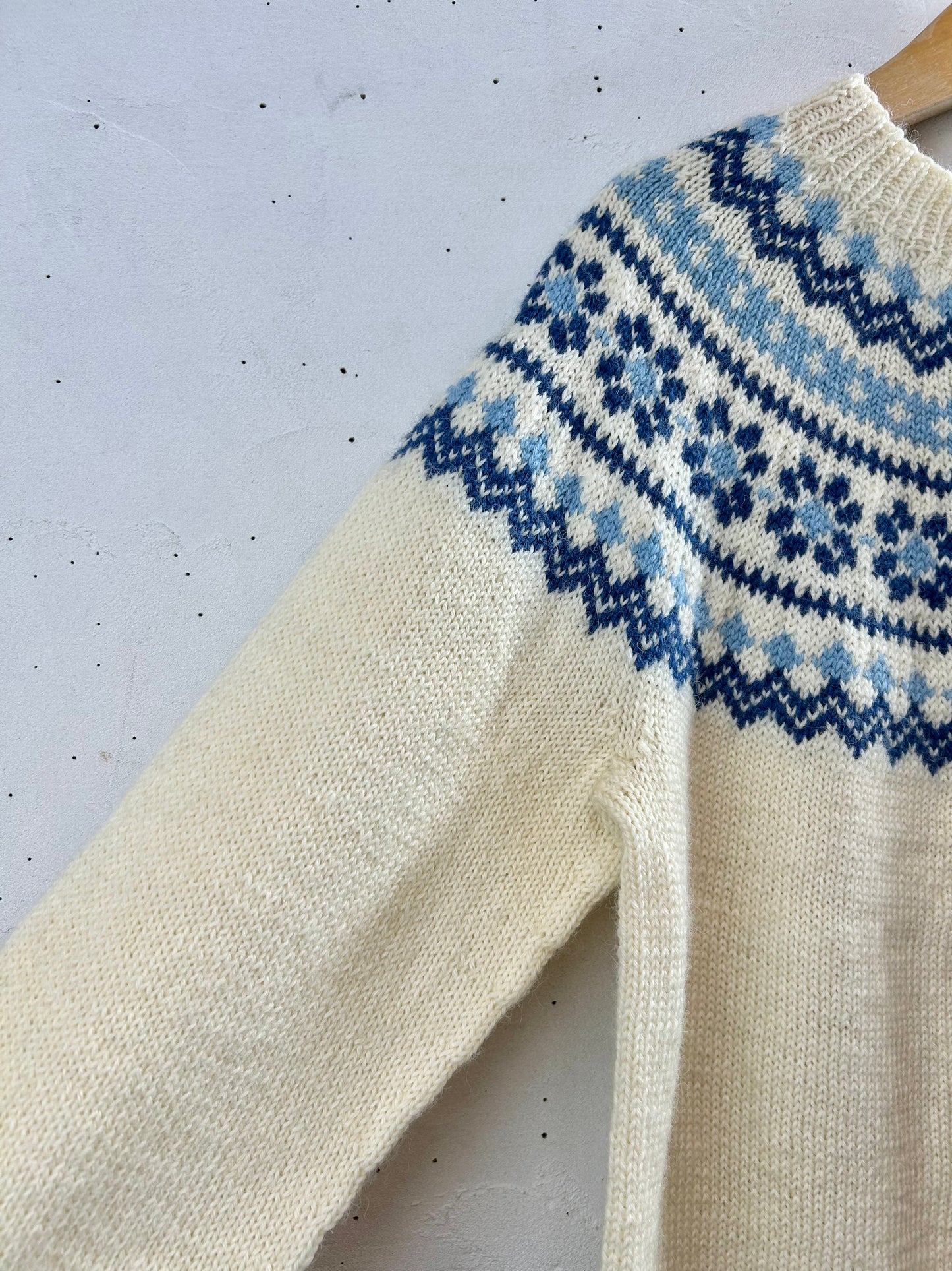 Vintage Nordic Knit Cardigan HAND MADE IN NORWAY [L29163]