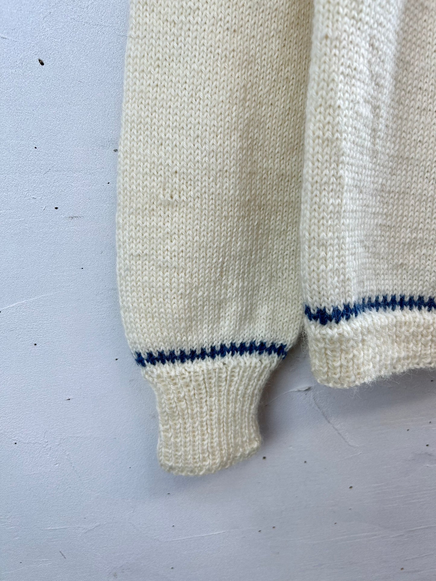 Vintage Nordic Knit Cardigan HAND MADE IN NORWAY [L29163]