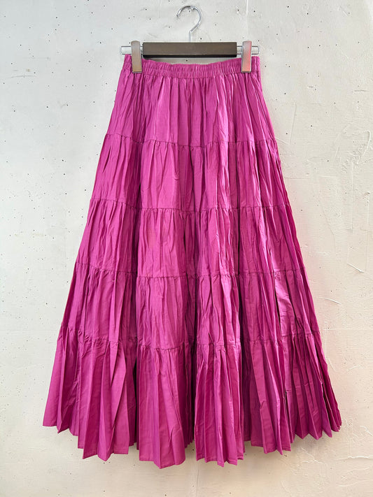 Vintage Tiered Skirt MADE IN USA [F30441]