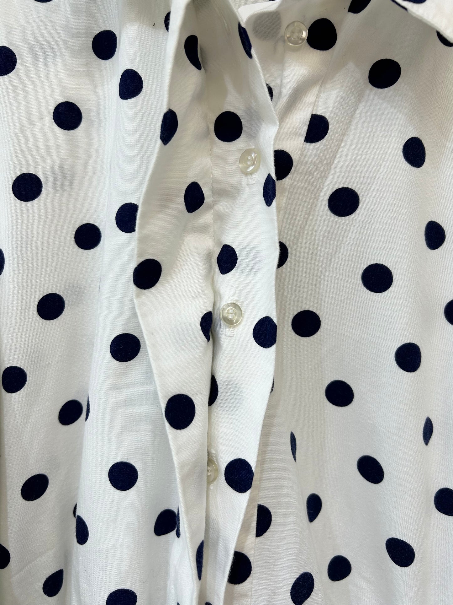 Vintage Dot Pattern Dress MADE IN USA [C26594]