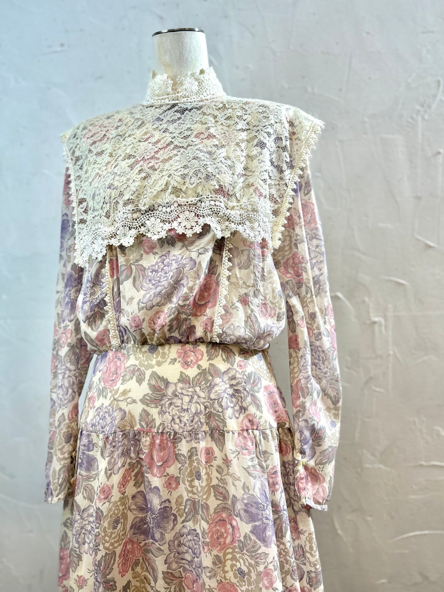 ’80s Vintage Dress〜GUNNE SAX 〜[D30029］