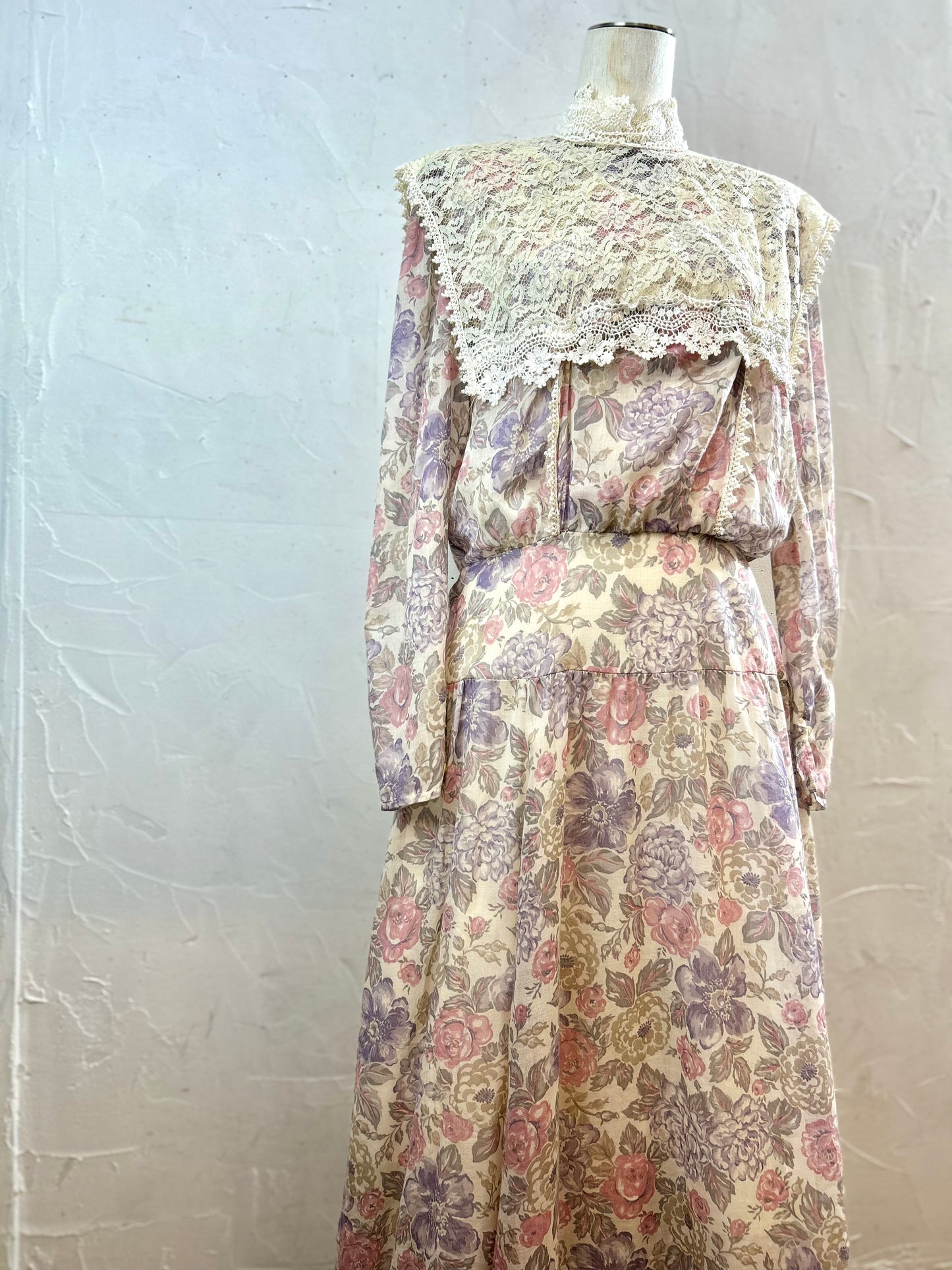 ’80s Vintage Dress〜GUNNE SAX 〜[D30029］