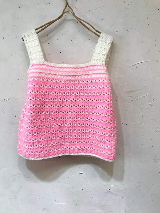 Vintage Handmade Knit Bustier [K25624]