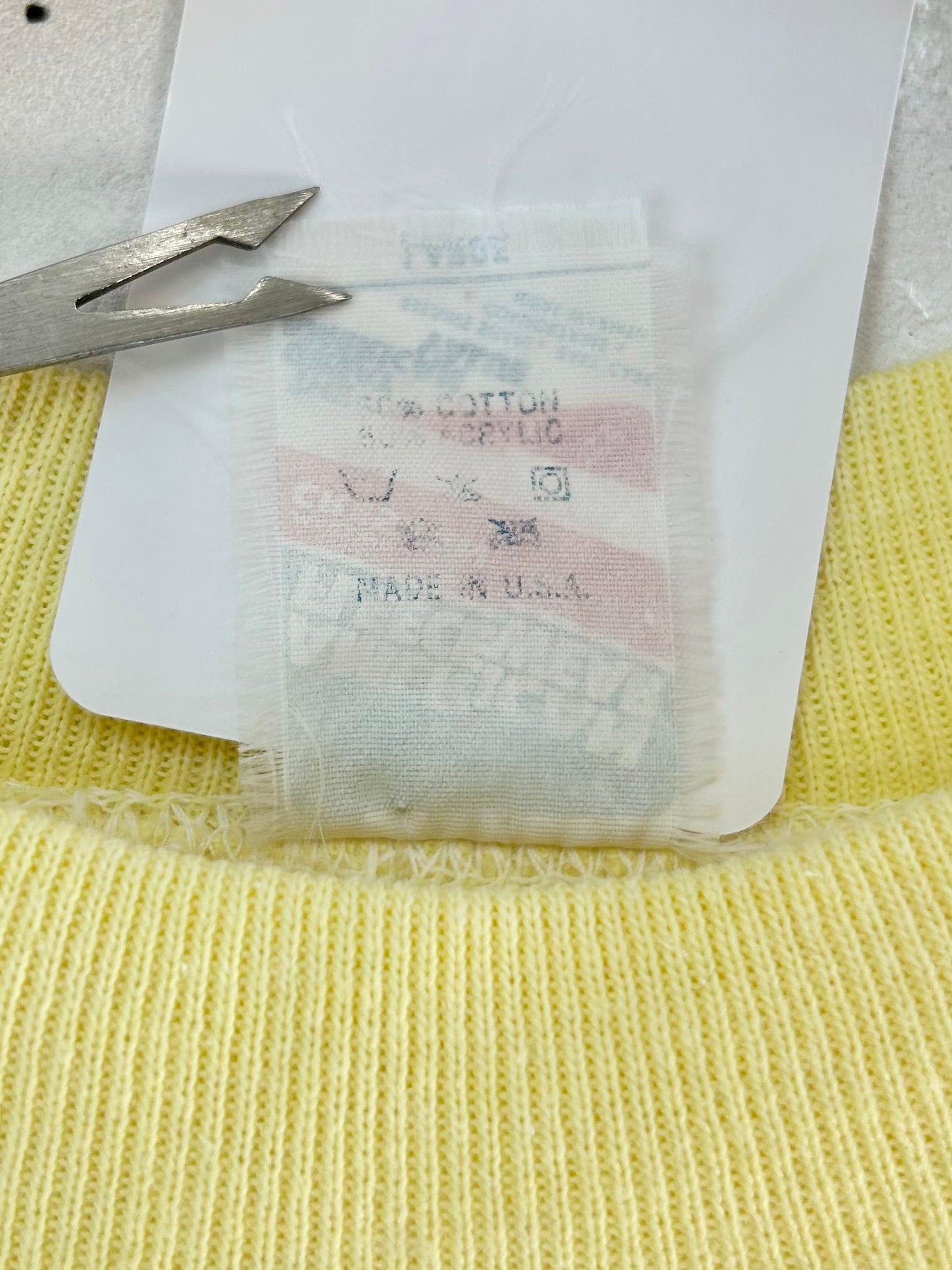 Vintage Pile Patch Sweat MADE IN USA [B29605]