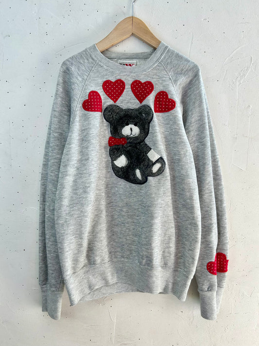 Vintage Patch Sweat MADE IN USA [B29599]