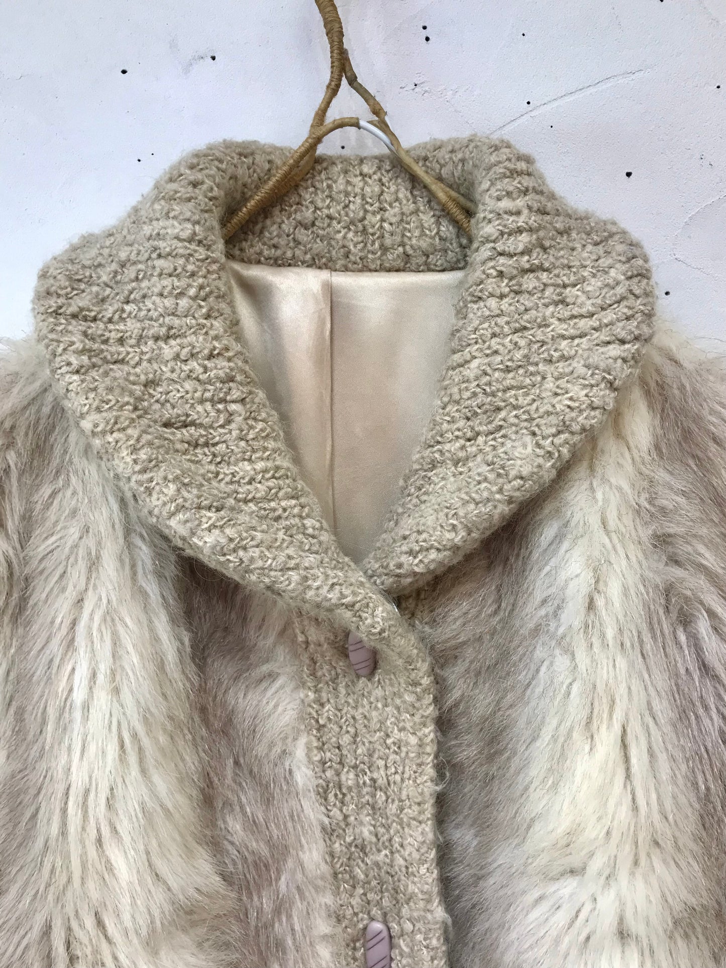 Vintage Eco Fur Jacket UNION MADE [K25627]