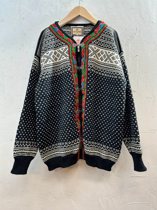 Vintage Nordic Knit Cardigan 〜DALE OF NORWAY〜 [J28711]