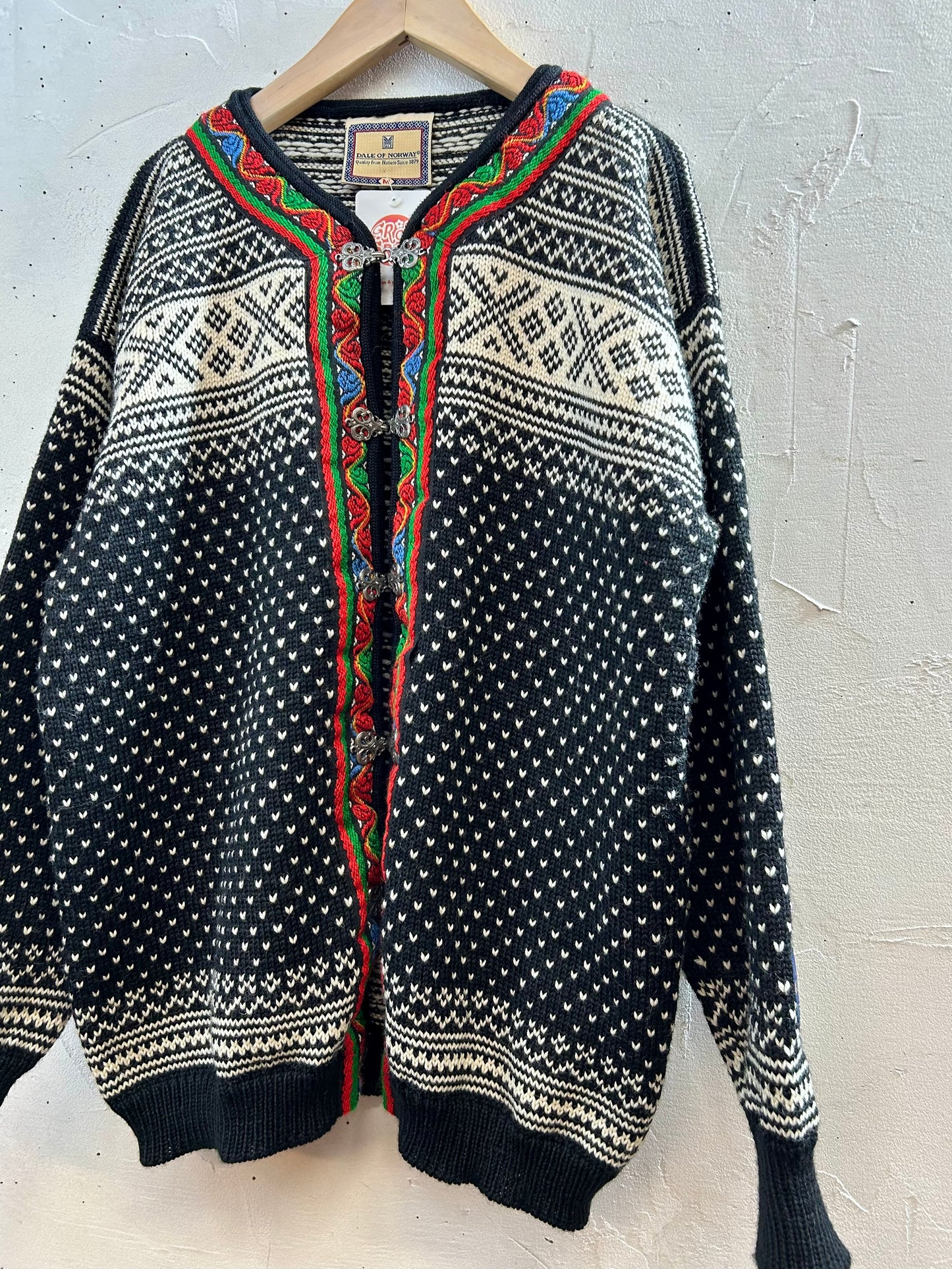 Vintage Nordic Knit Cardigan 〜DALE OF NORWAY〜 [J28711]