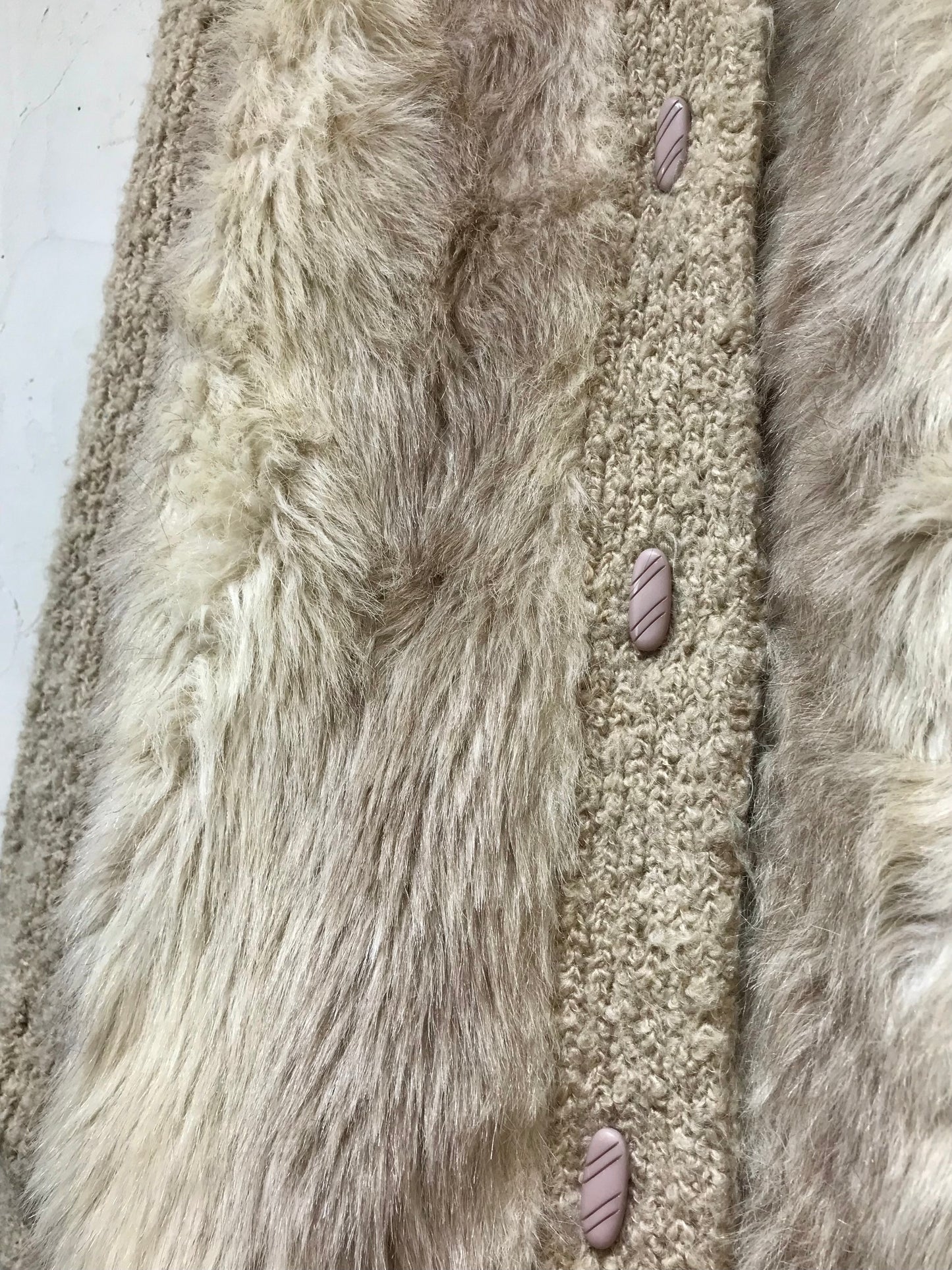 Vintage Eco Fur Jacket UNION MADE [K25627]