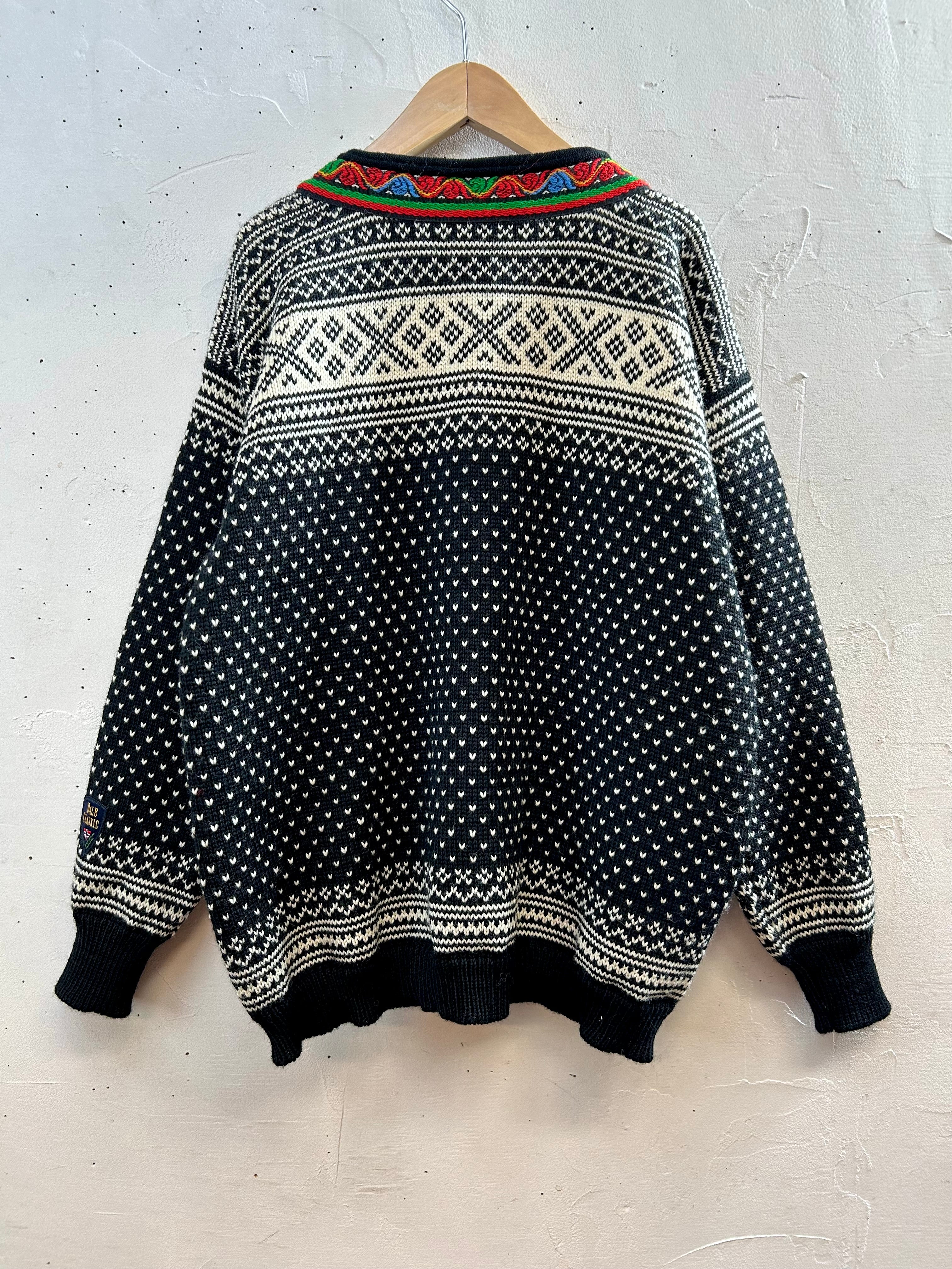 DALE of Norway 90'Nordic knit cardigan
