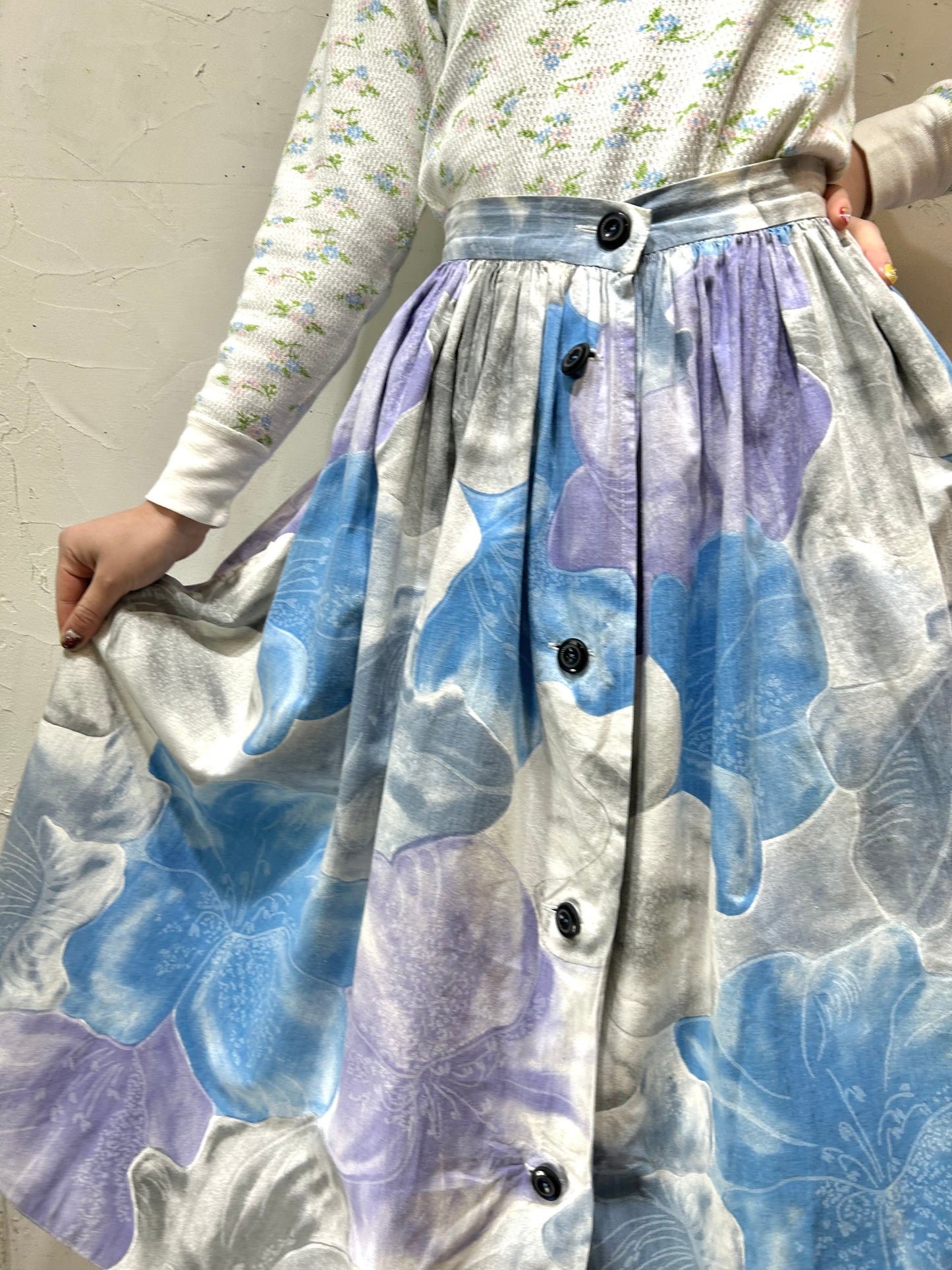 ’60s Vintage Skirt [C26433]