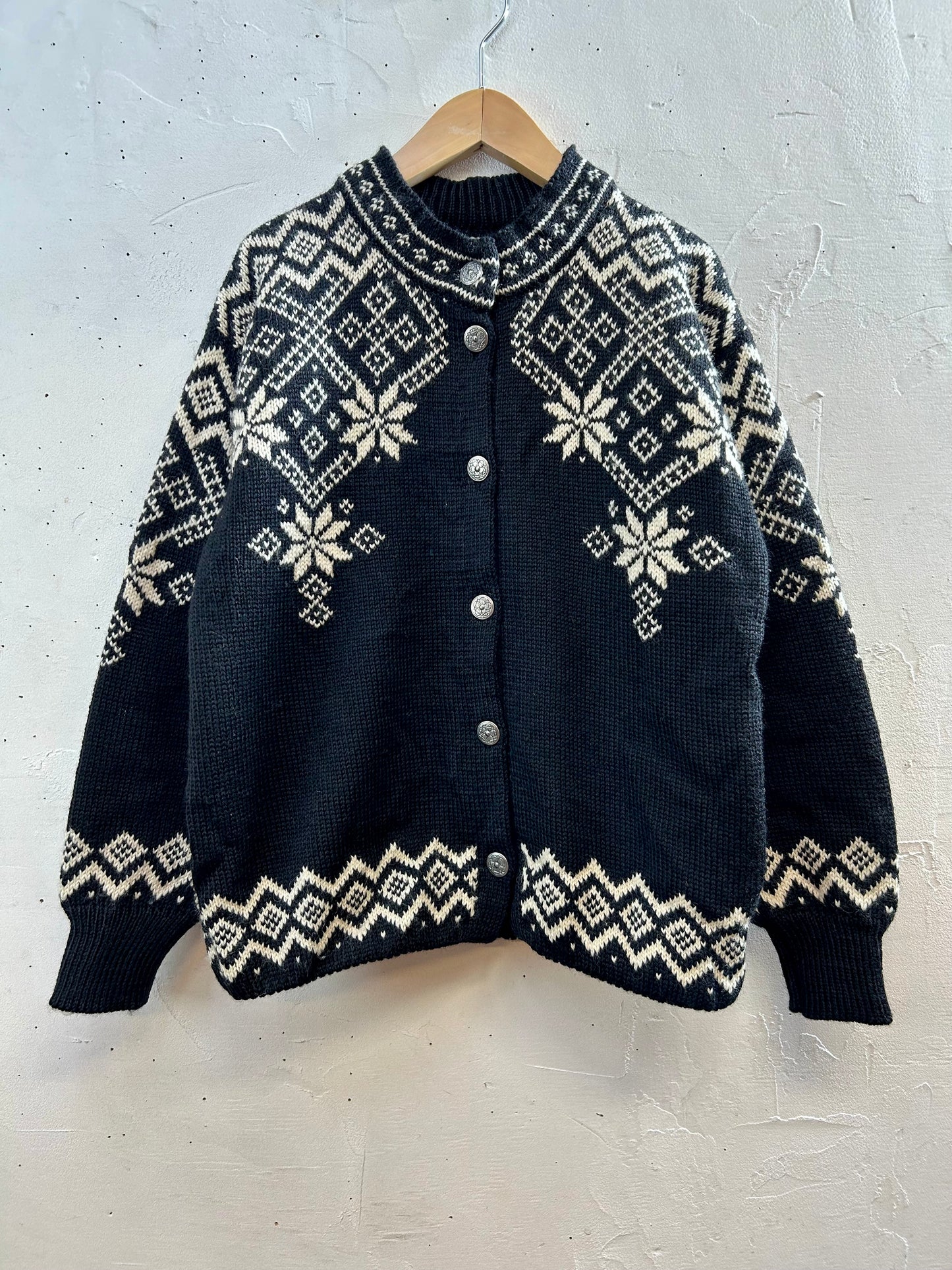 Vintage Nordic Knit Cardigan 〜DALE OF NORWAY〜 [J28715]