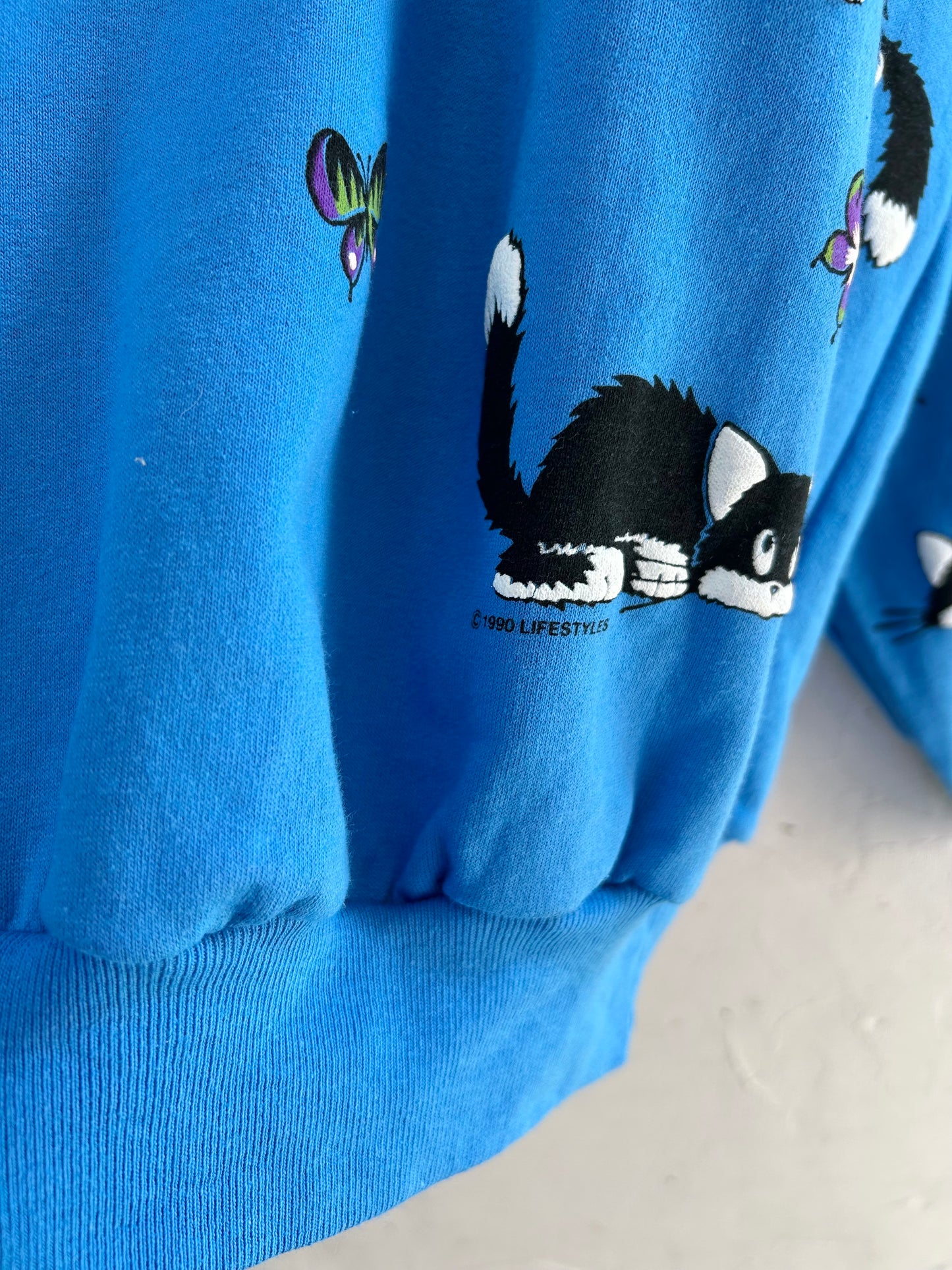 '90s Vintage Full Foam Printed Sweat MADE IN USA [B29606]