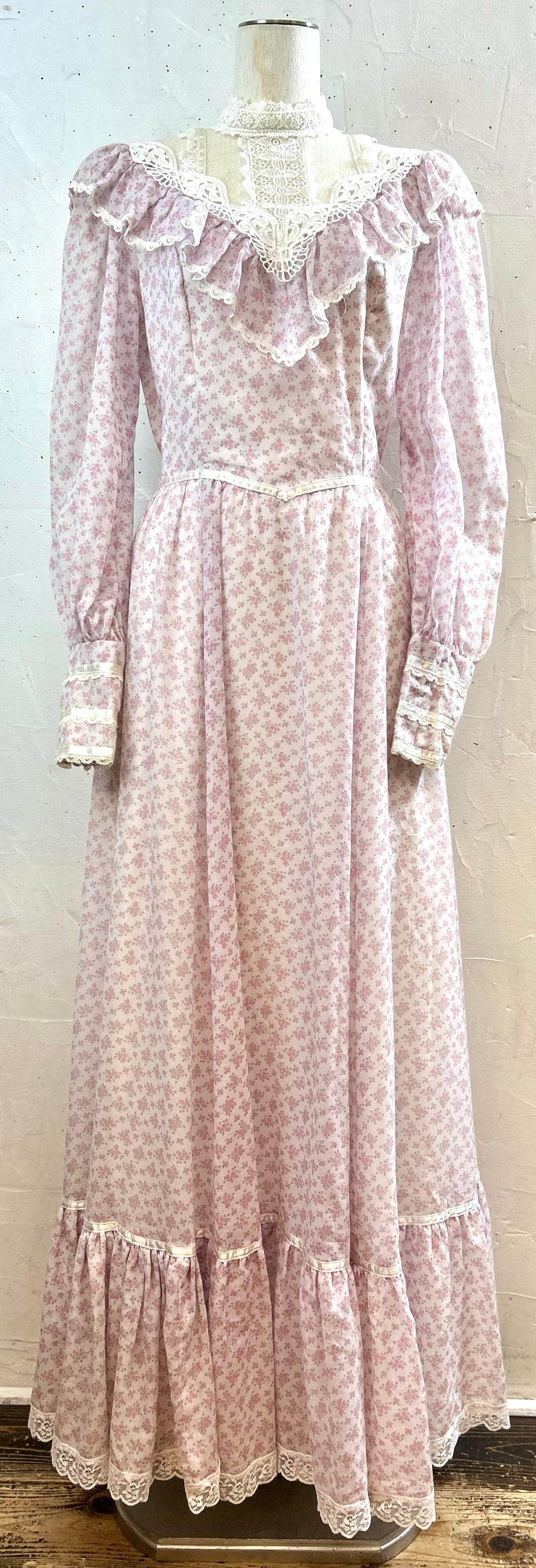 ’70s Vintage Dress〜GUNNE SAX 〜[D30027］
