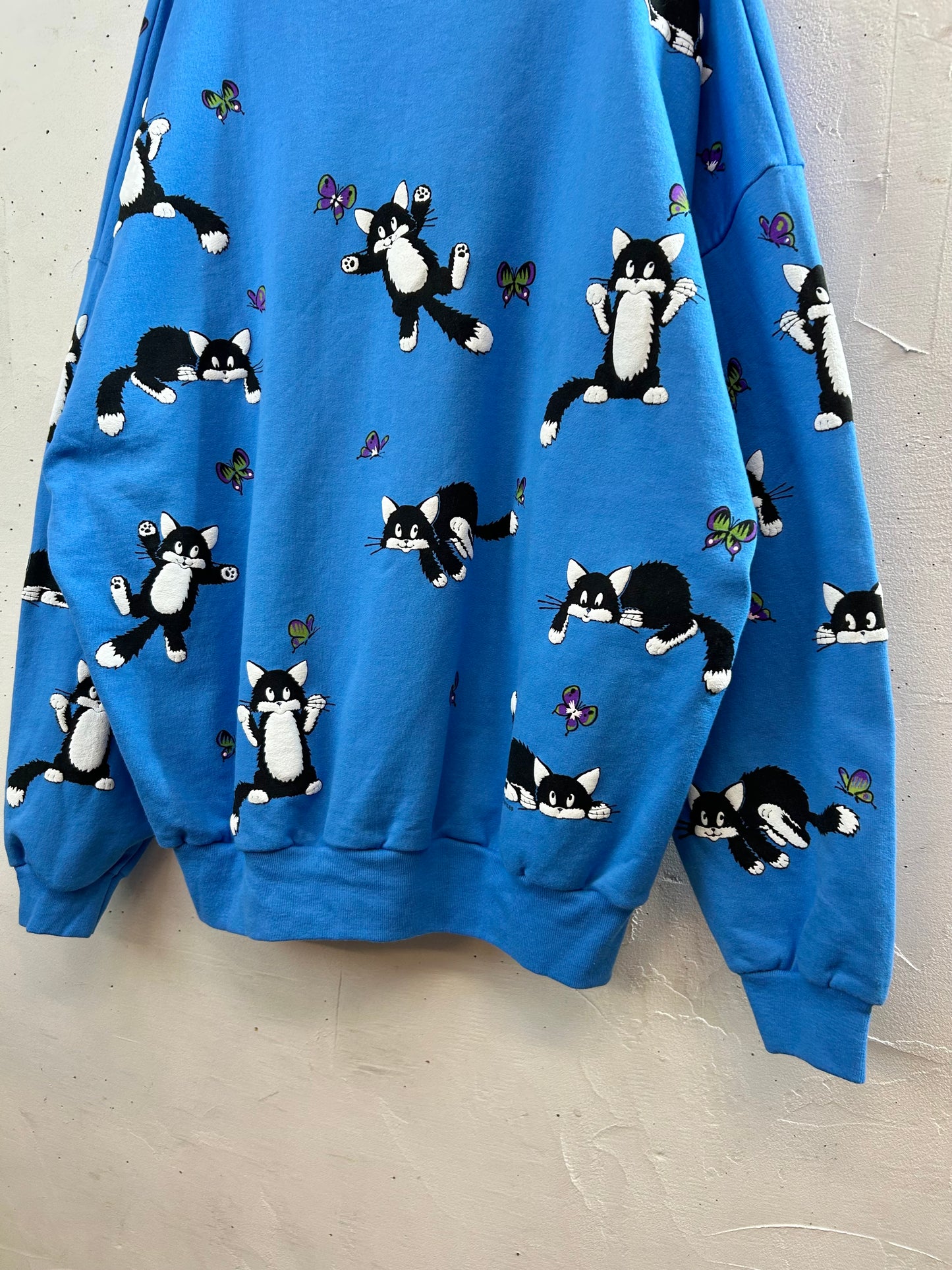 '90s Vintage Full Foam Printed Sweat MADE IN USA [B29606]
