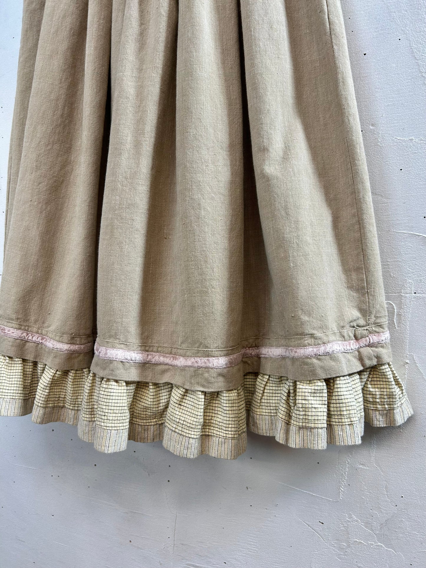 Vintage Cotton Skirt [A29375]