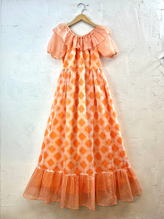 '70s Vintage Dress [F30454]