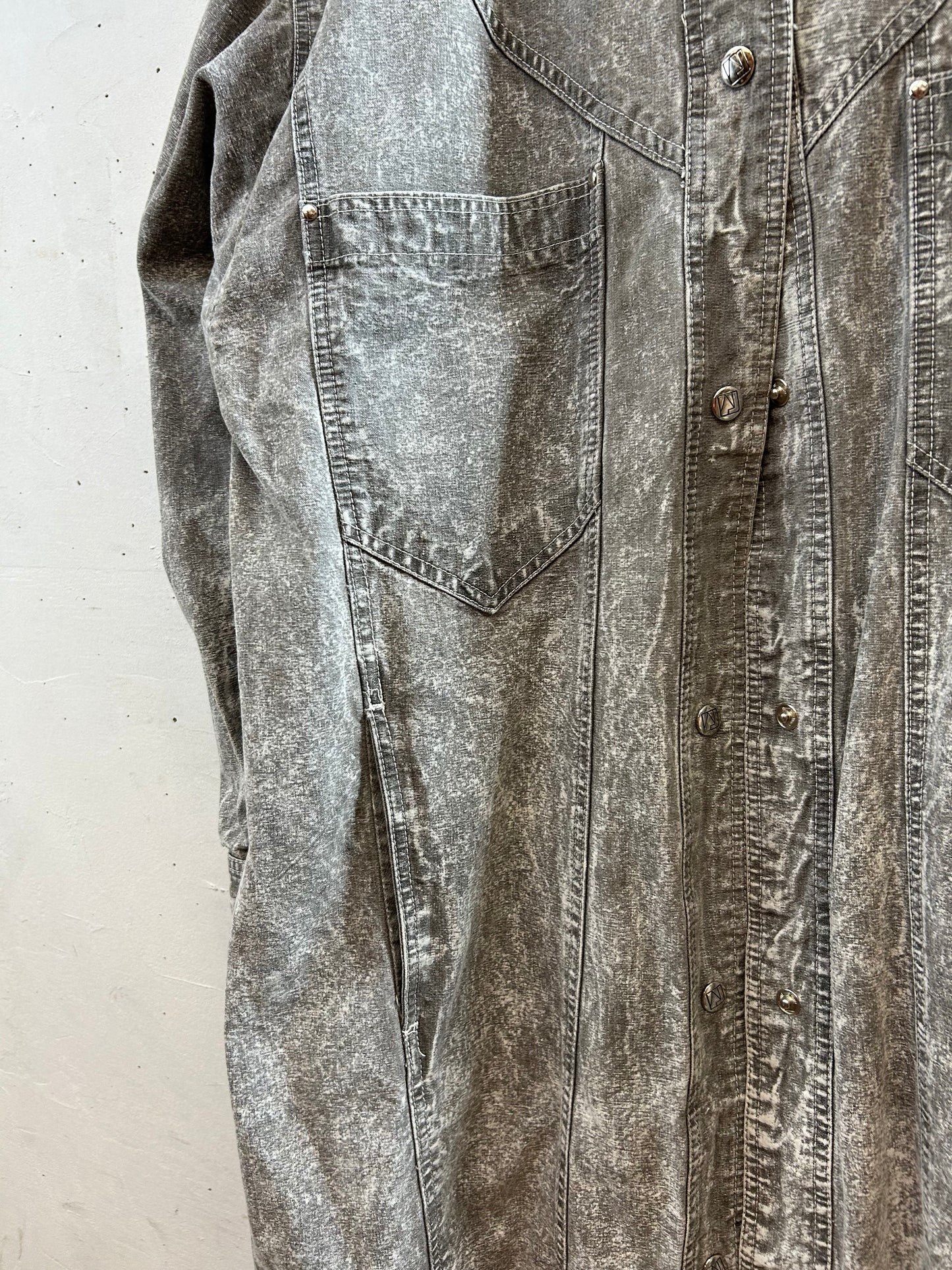 Vintage Chemical Denim Coat [J28716]