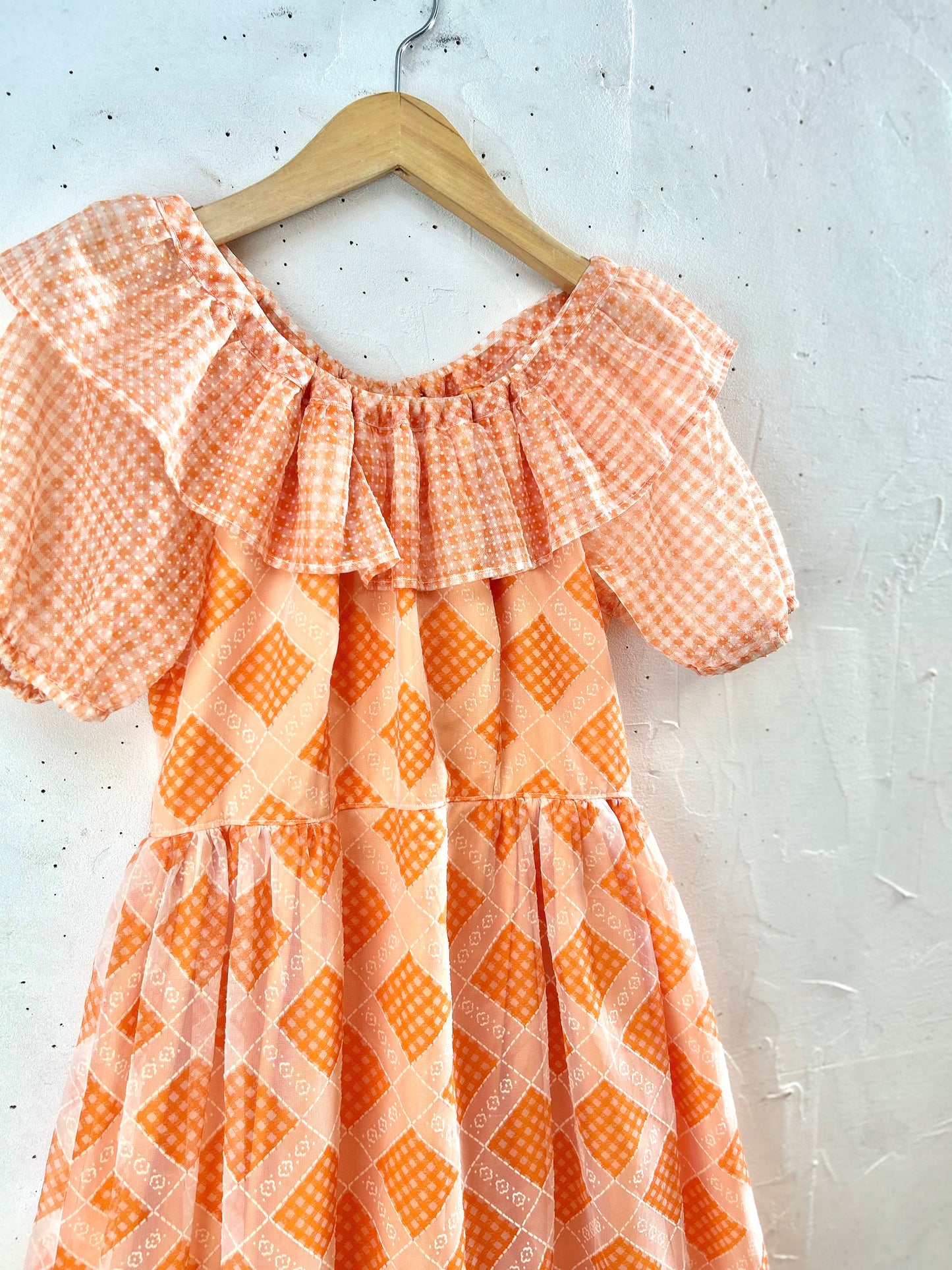 '70s Vintage Dress [F30454]