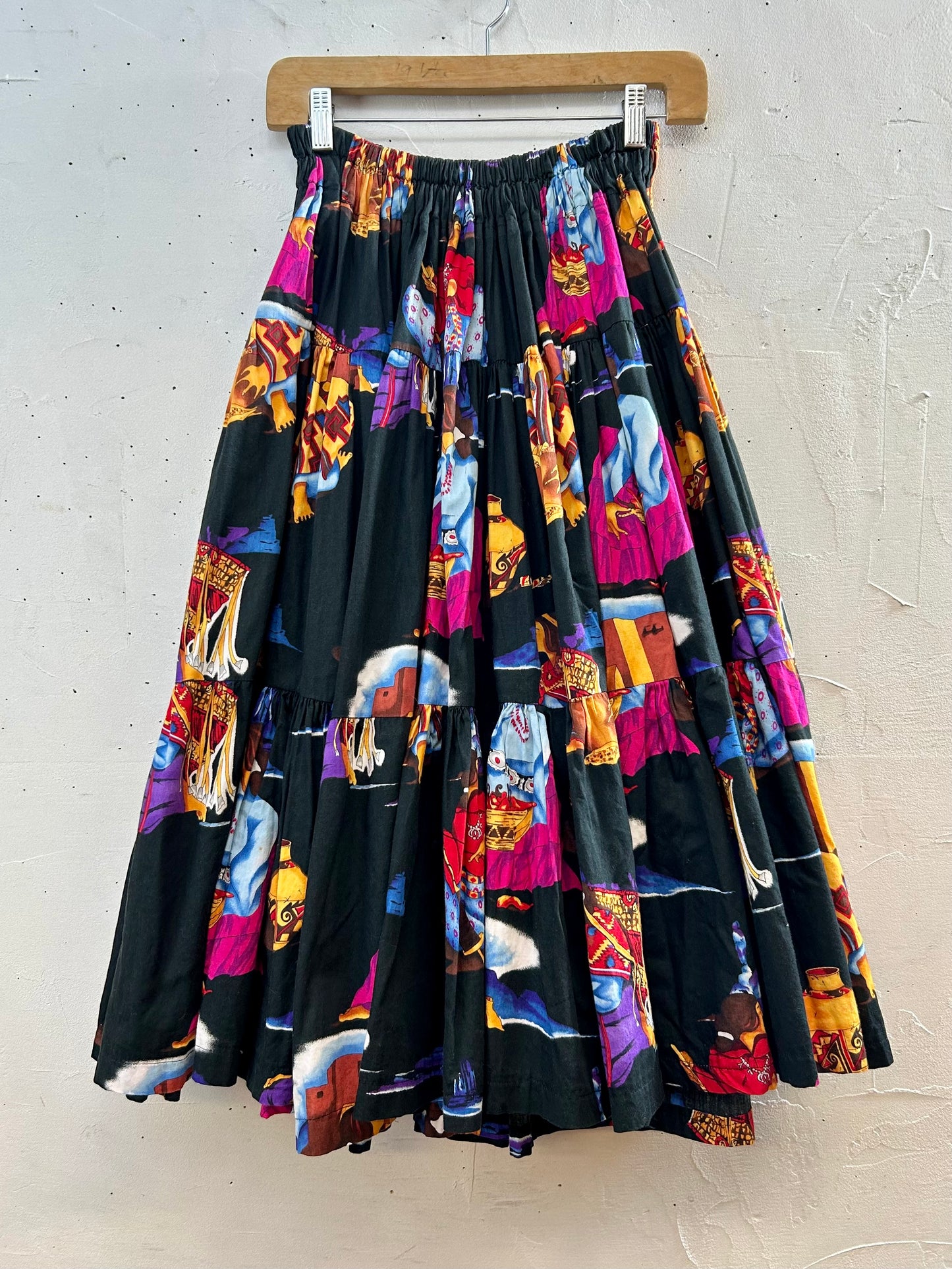 Vintage Tiered Skirt [J28709]