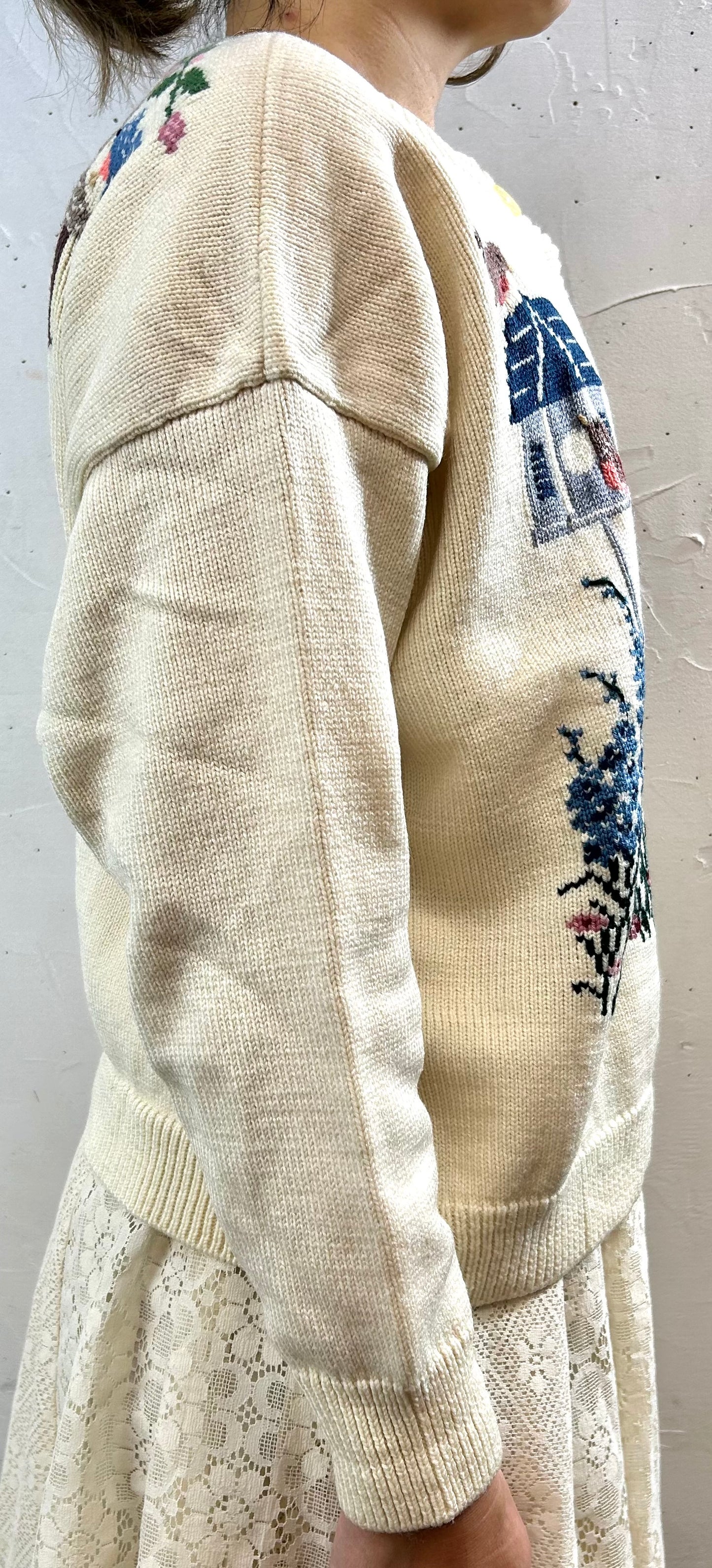 Vintage Knit Cardigan MADE IN MICHIGAN [K28936]