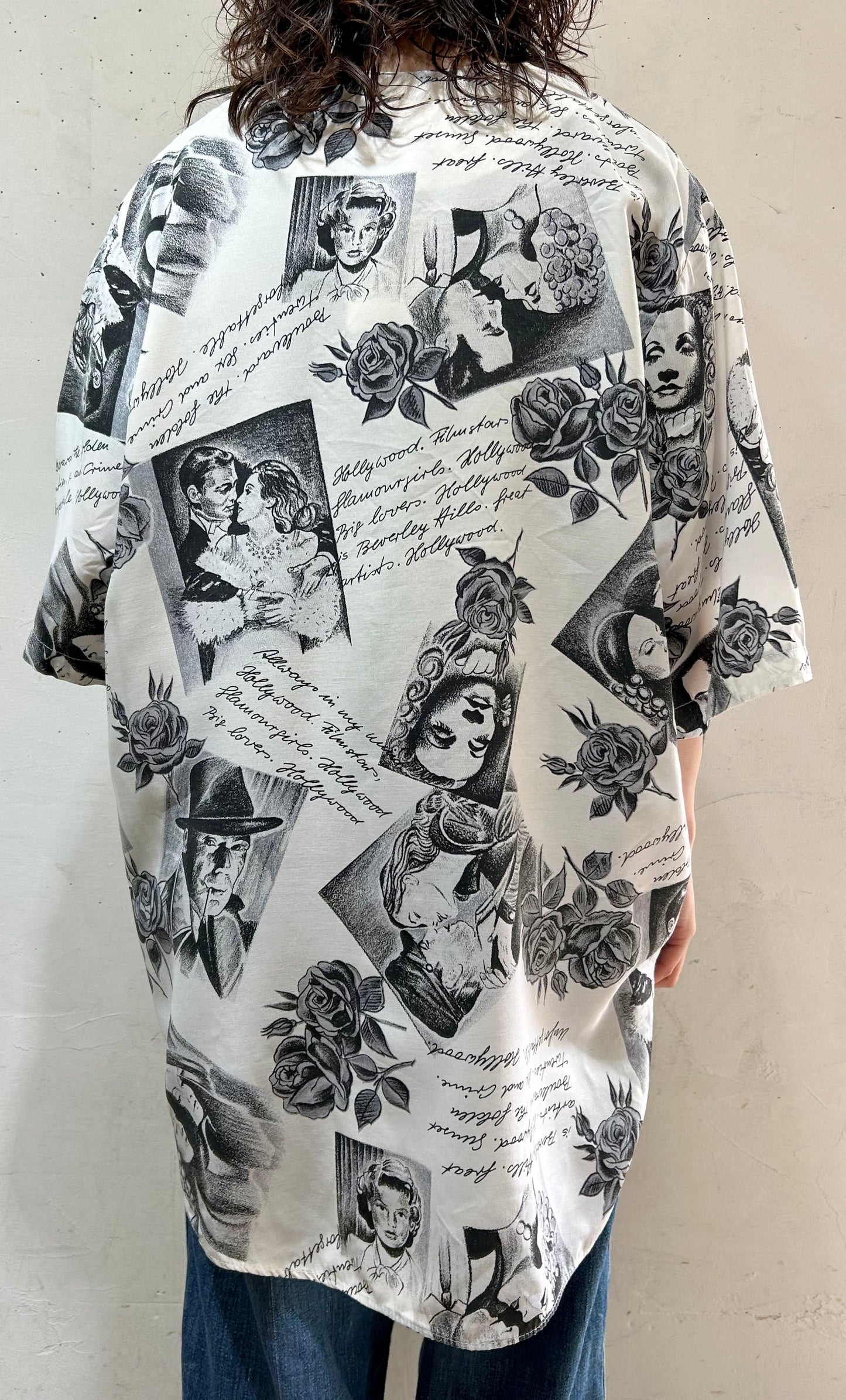 Vintage Hollywood Pattern Shirt [C26592]