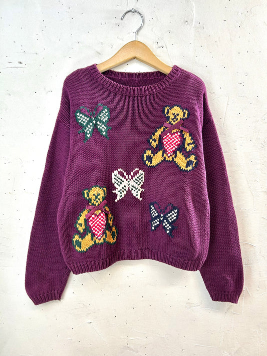 Vintage Knit Sweater [L29173]