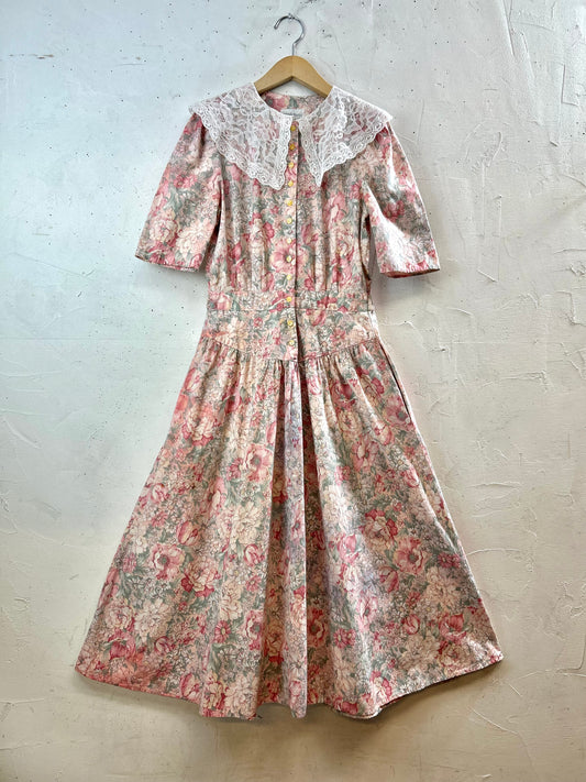 Vintage Dress  UNION TICKET  [G30682]