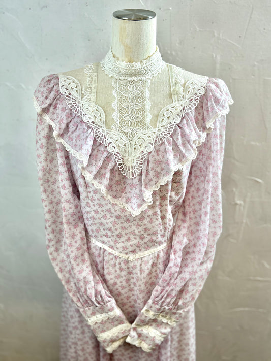 ’70s Vintage Dress〜GUNNE SAX 〜[D30027］