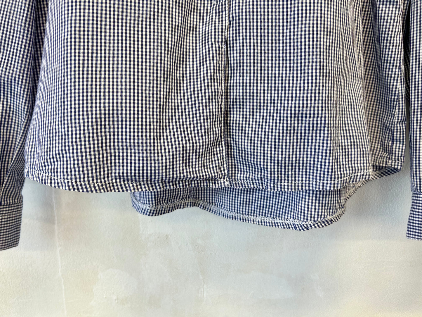 Vintage Gingham Plaid Blouse [H28270]