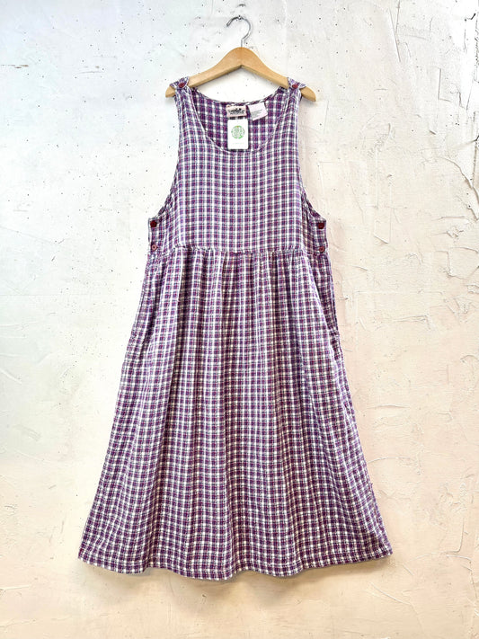 Vintage Cotton Dress 〜NORTHERN〜 MADE IN  INDIA [E30246]