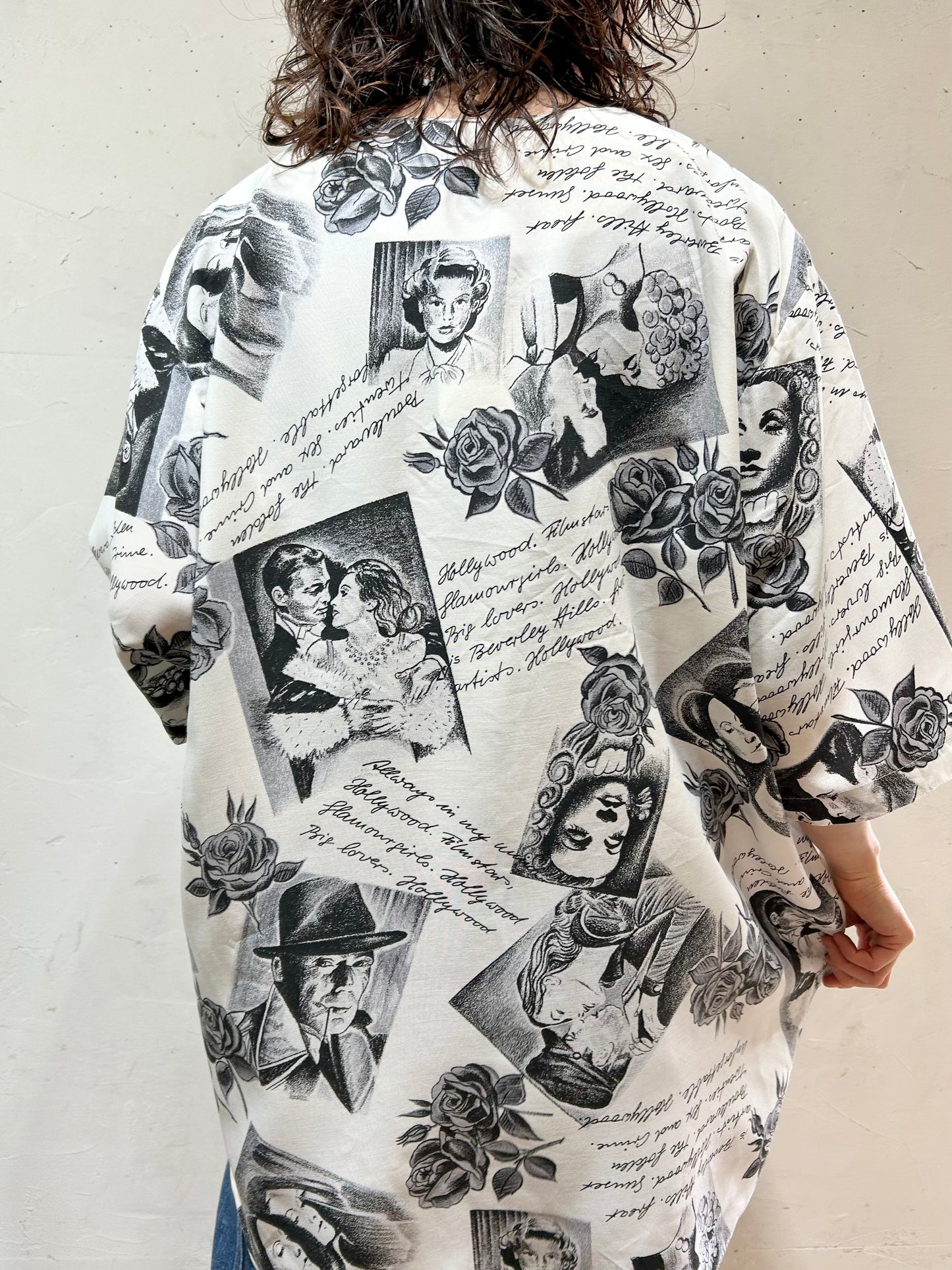 Vintage Hollywood Pattern Shirt [C26592]