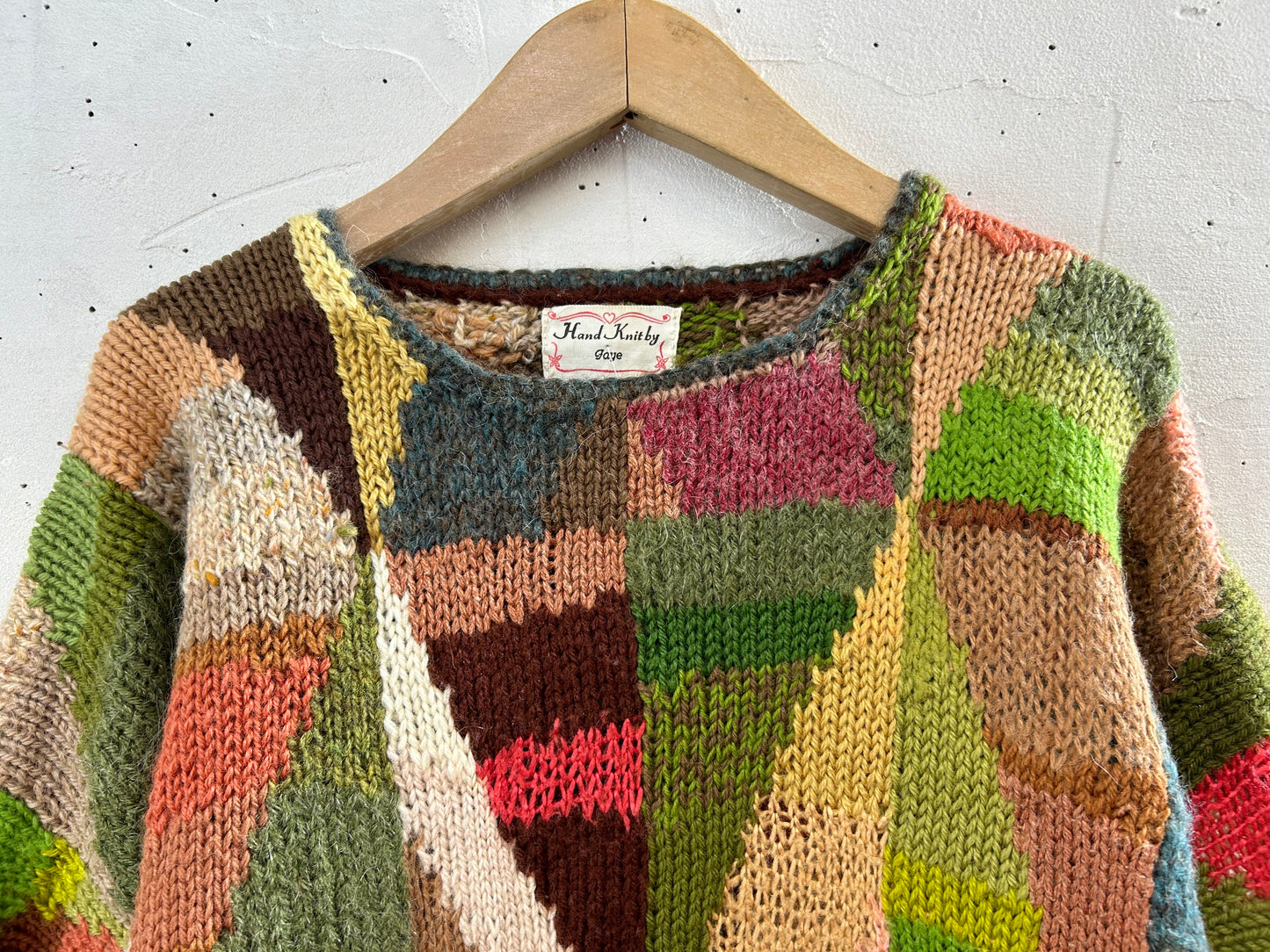 Vintage Hand Knit Sweater [I28498]