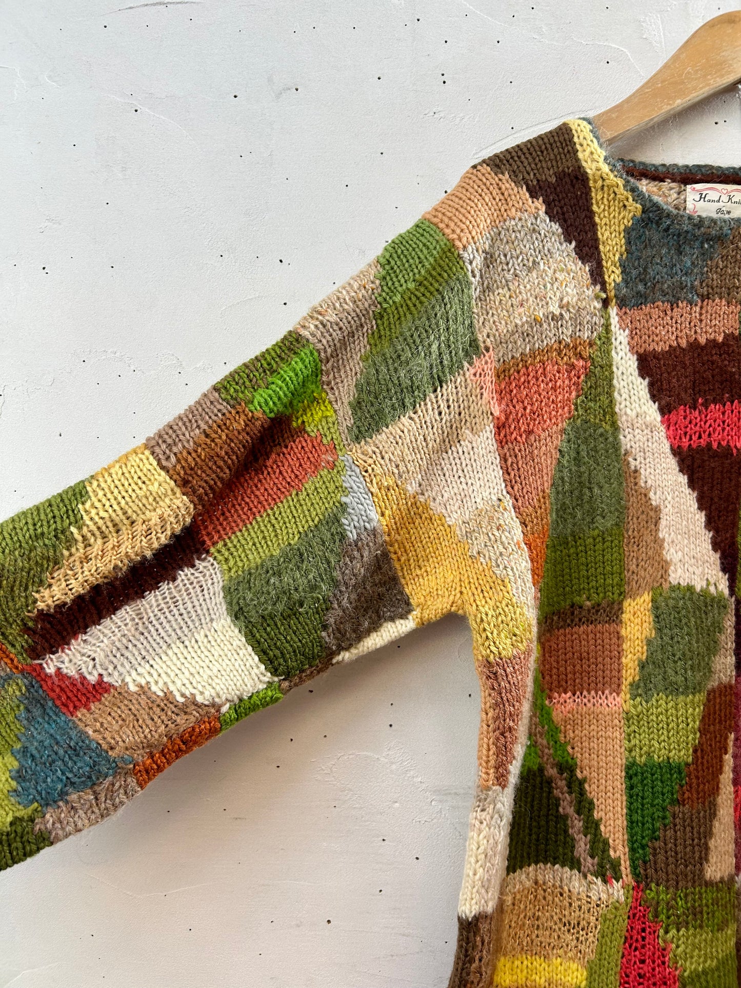 Vintage Hand Knit Sweater [I28498]