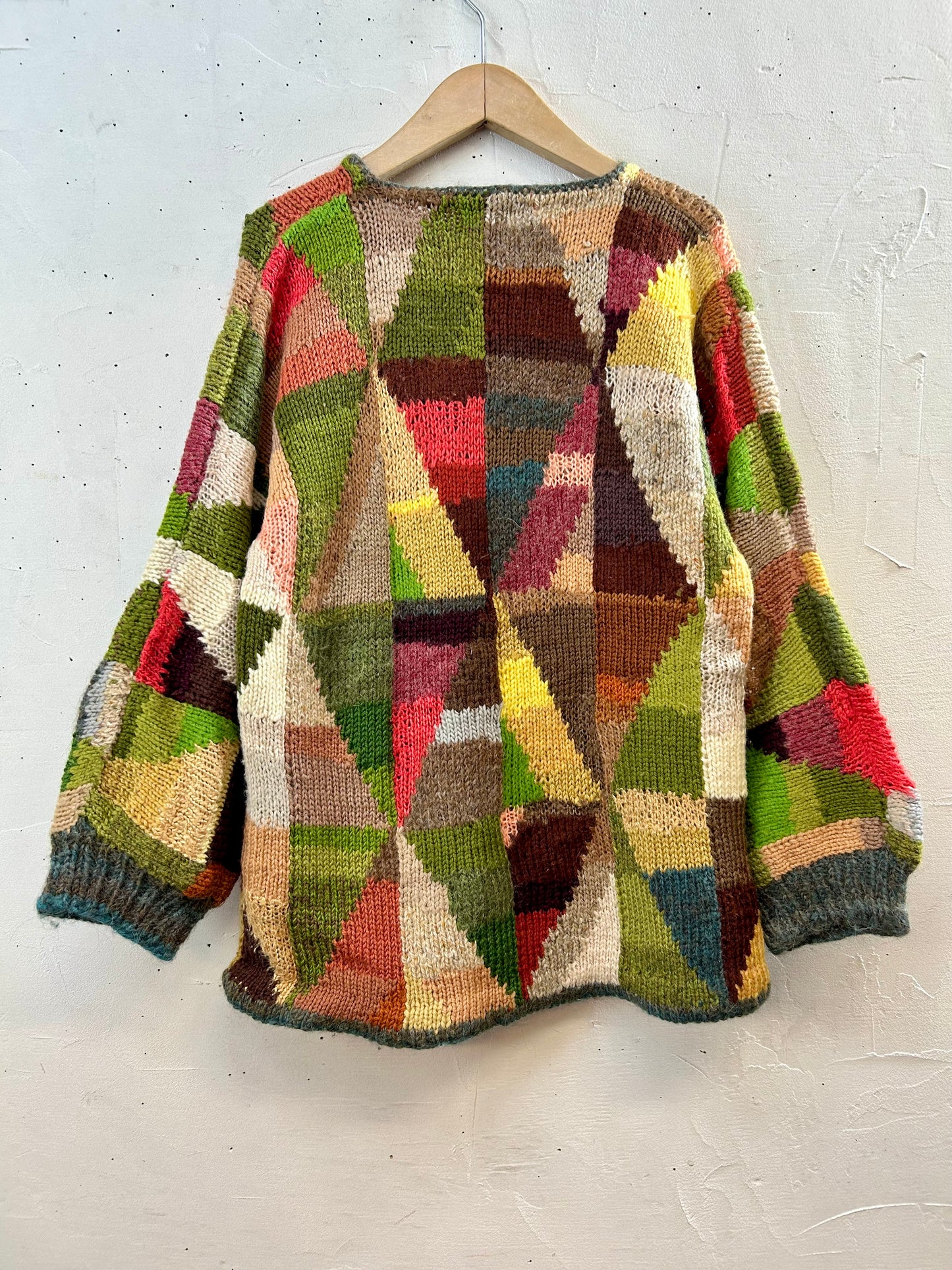 Vintage Hand Knit Sweater [I28498]