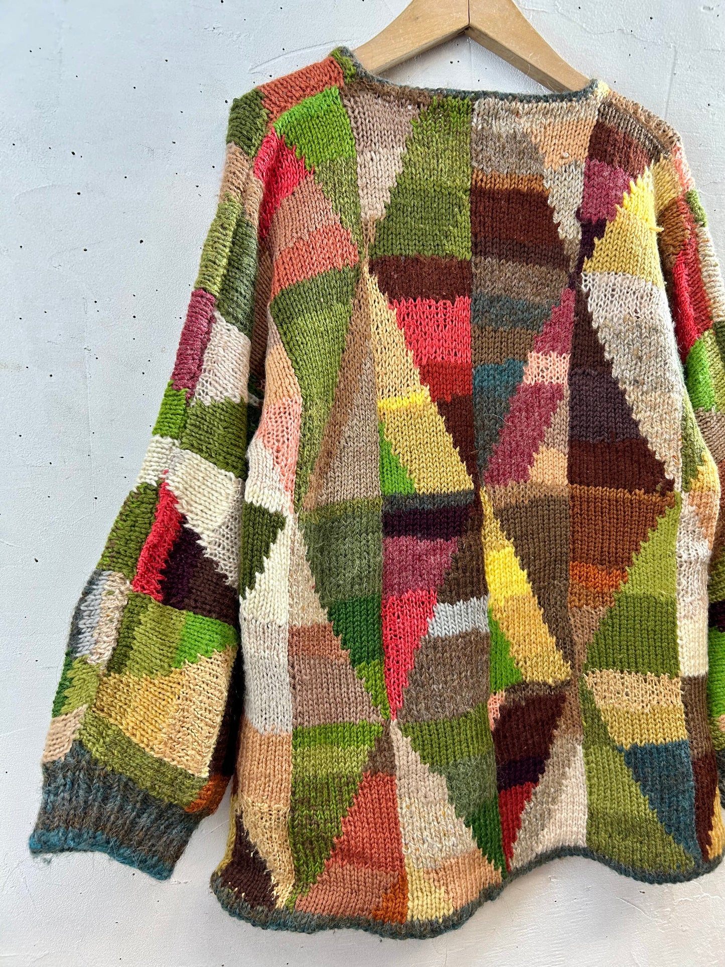 Vintage Hand Knit Sweater [I28498]