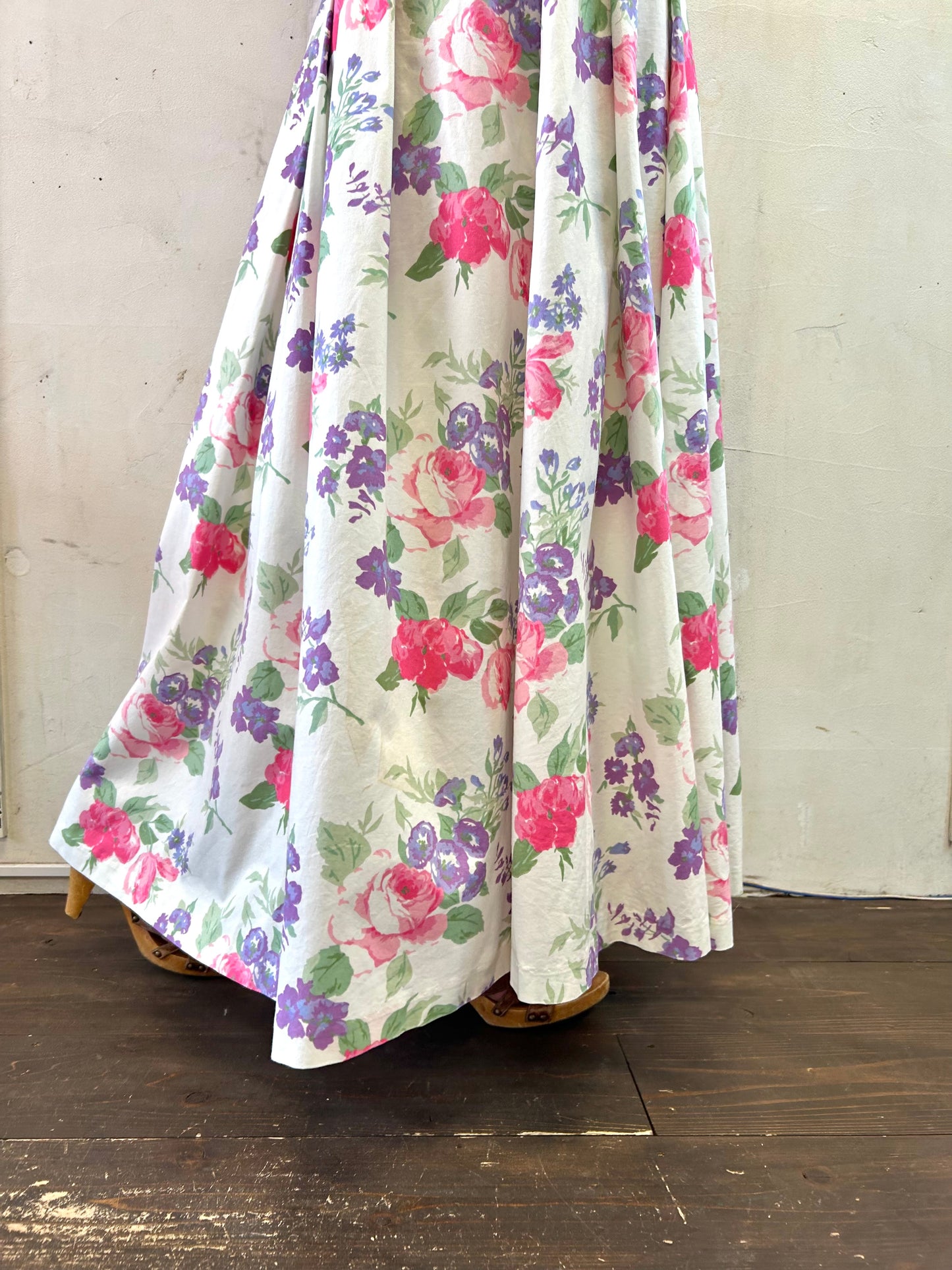 Vintage Flower Dress [E27172]