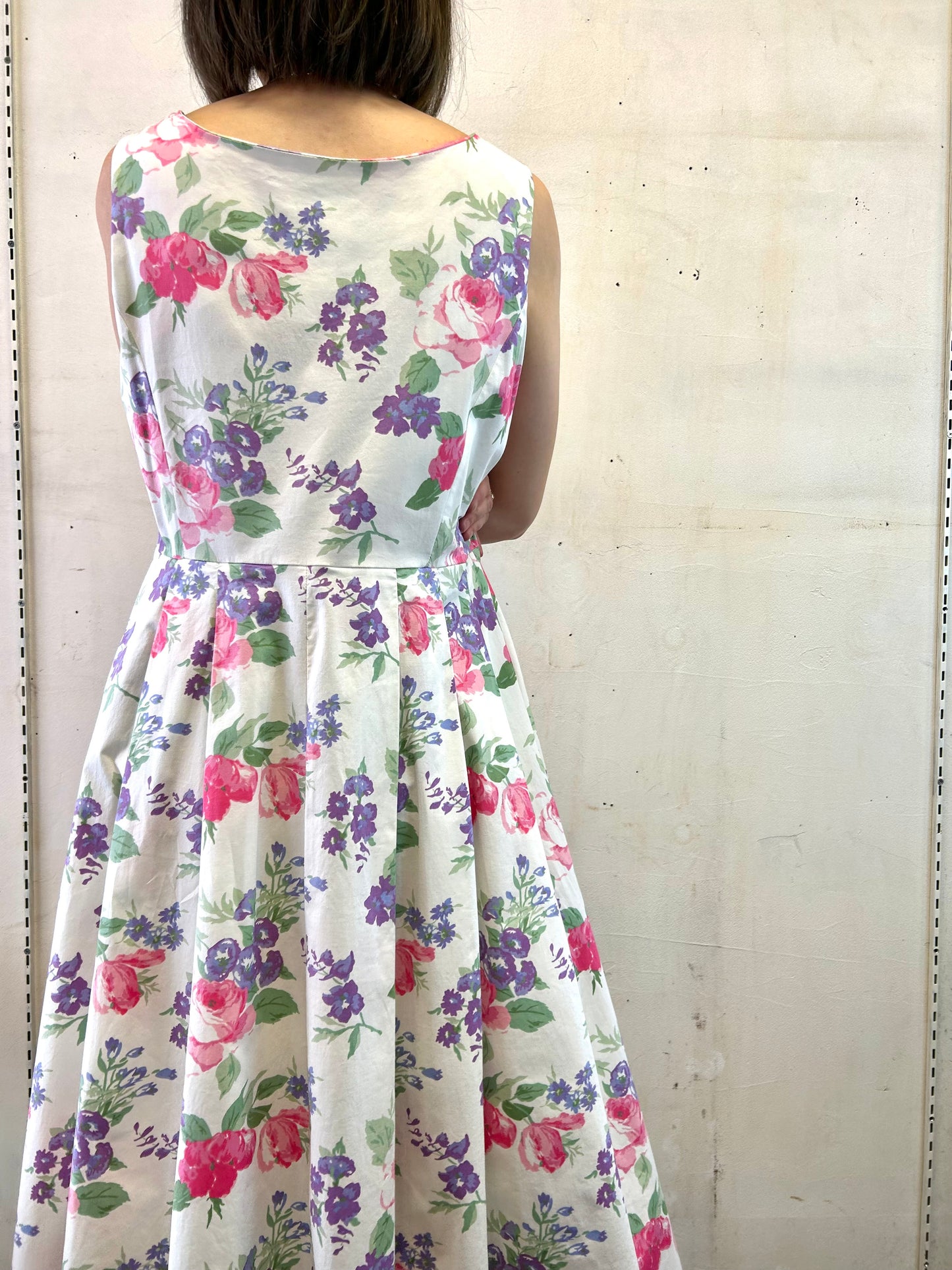 Vintage Flower Dress [E27172]