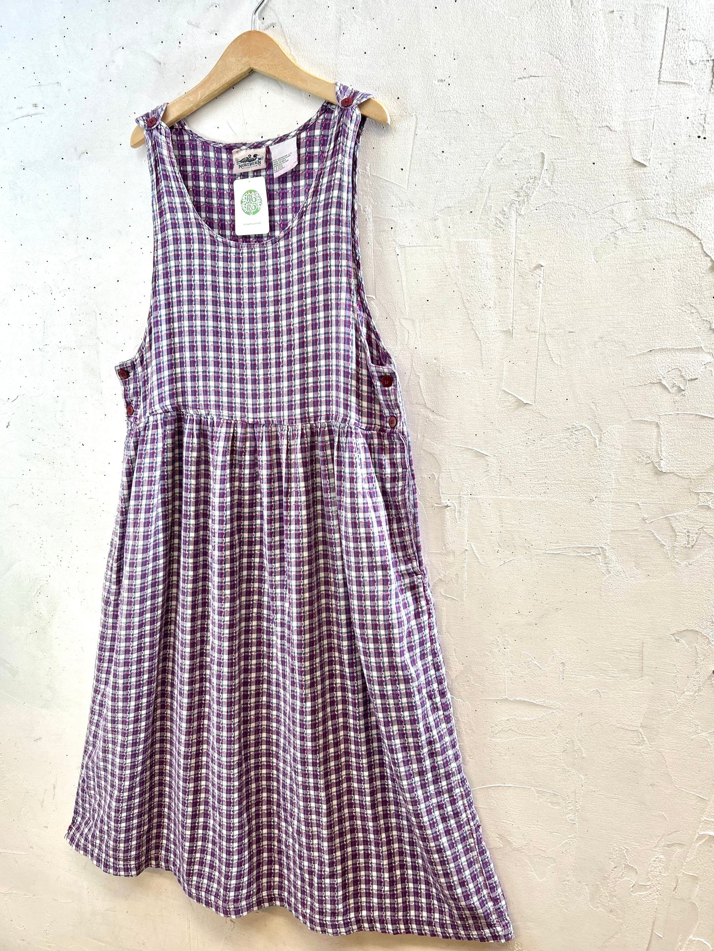 Vintage Cotton Dress 〜NORTHERN〜 MADE IN  INDIA [E30246]