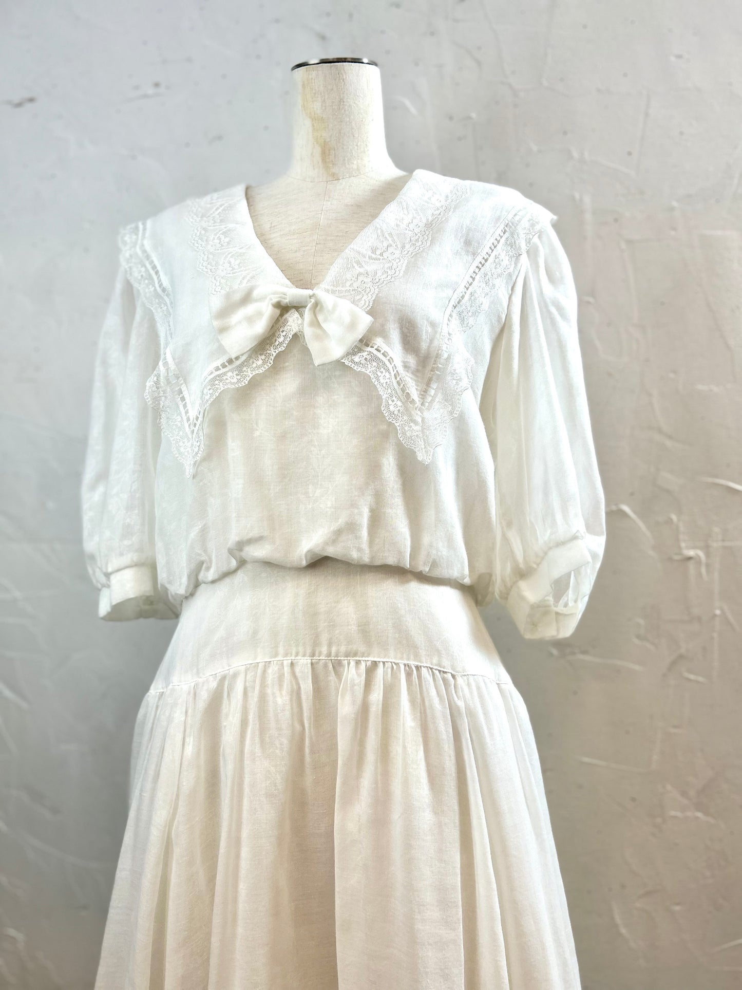 ’80s Vintage Dress〜GUNNE SAX 〜[D30026］