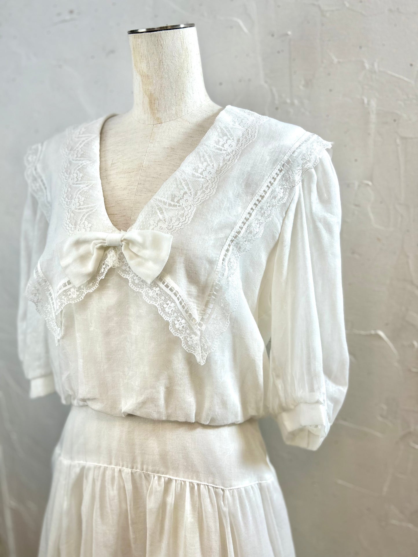 ’80s Vintage Dress〜GUNNE SAX 〜[D30026］