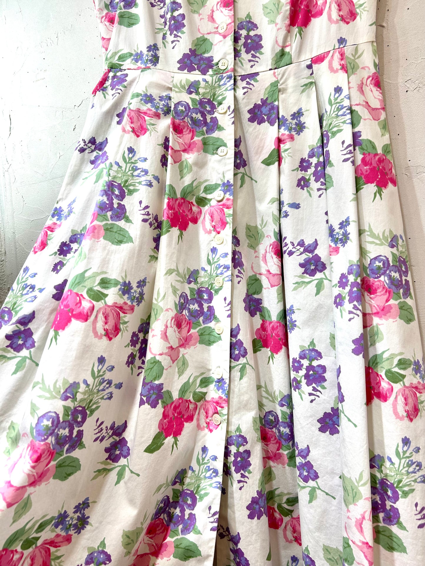 Vintage Flower Dress [E27172]