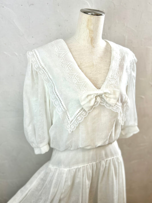 ’80s Vintage Dress〜GUNNE SAX 〜[D30026］
