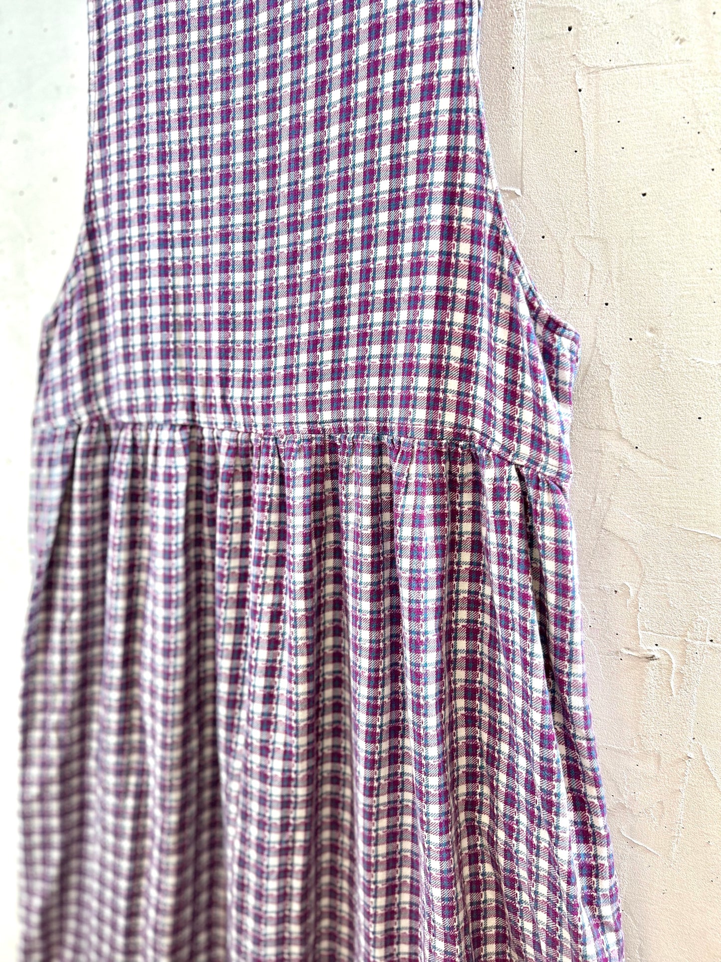 Vintage Cotton Dress 〜NORTHERN〜 MADE IN  INDIA [E30246]