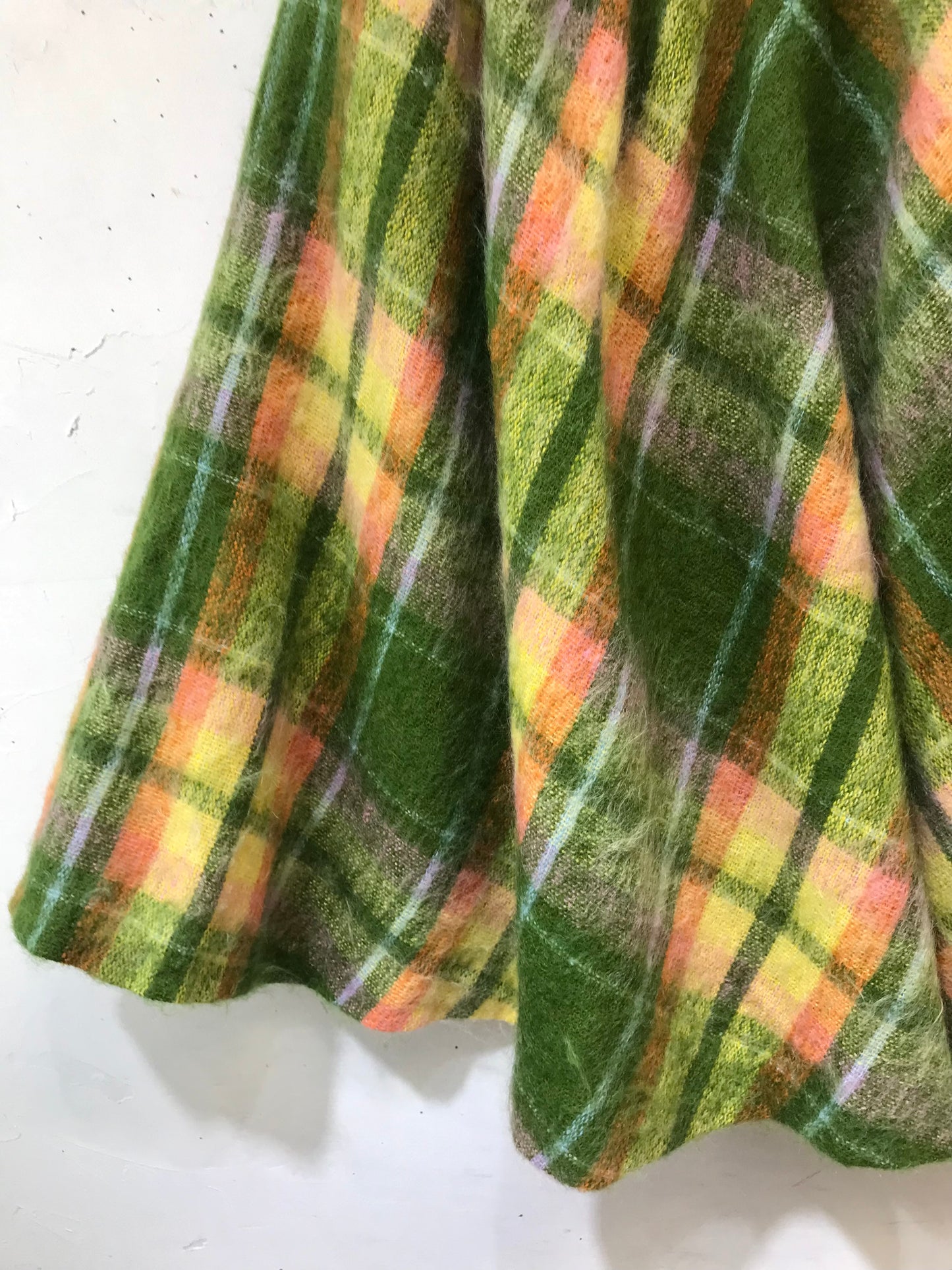 ’60s Vintage Wool Skirt [J25163]